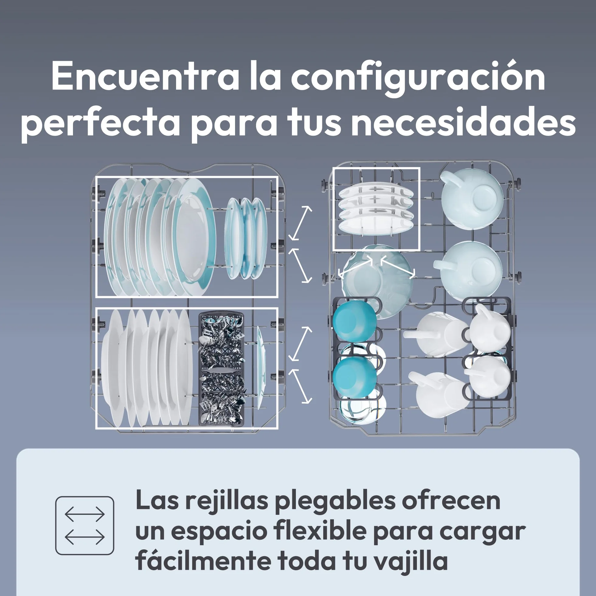 Candy Rapidò CF0C7SB0FW Lavavajillas 45 CM, 10 Servicios, Digital, Wi-Fi, 8 Programas, Tecnología Antibacterias, 47DB, Indicador Sal y Abrillantador, Cesto Superior Ajustable, Inicio Diferido, Blanco