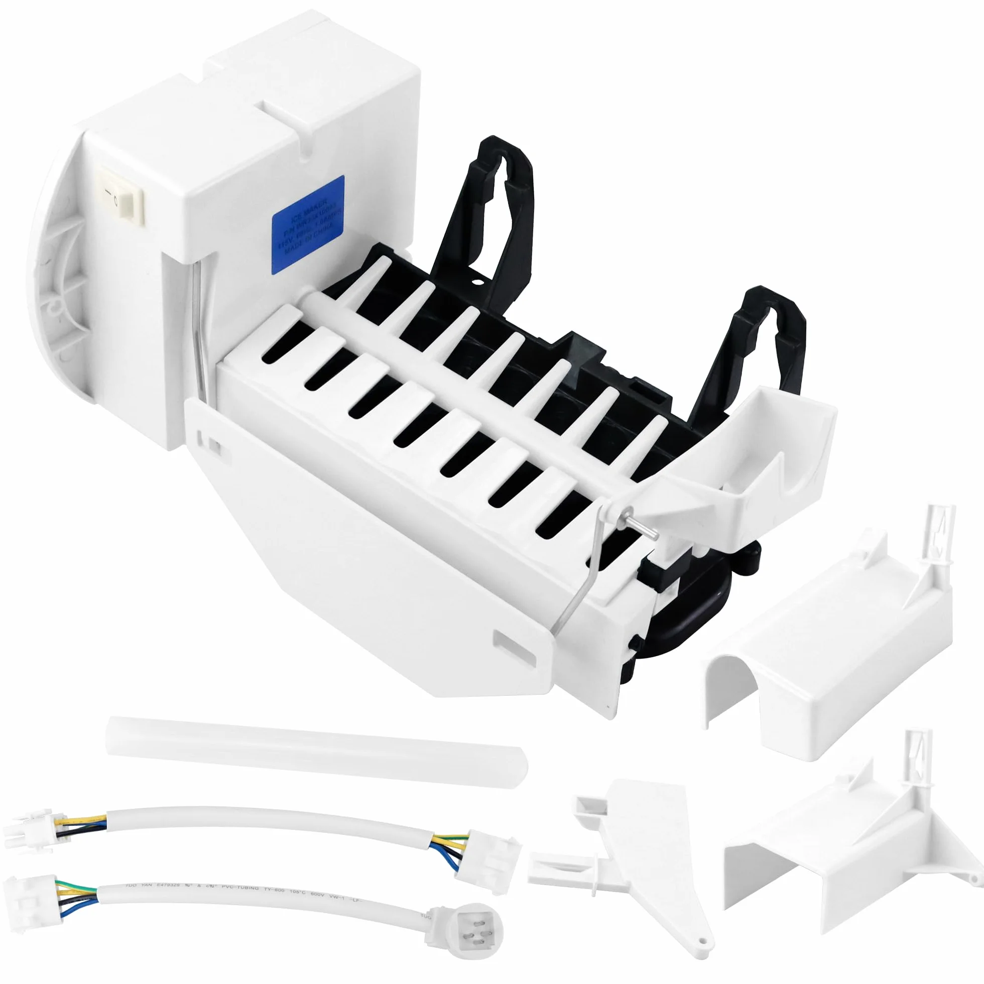 WR30X10012 WR30x10093 Kit de máquina de hielo de repuesto para G.E Hot.Point Ken. Más refrigeradores GSS20IEMDWW GSS25JFMDWW, reemplaza WR30X10061 por TOMOON