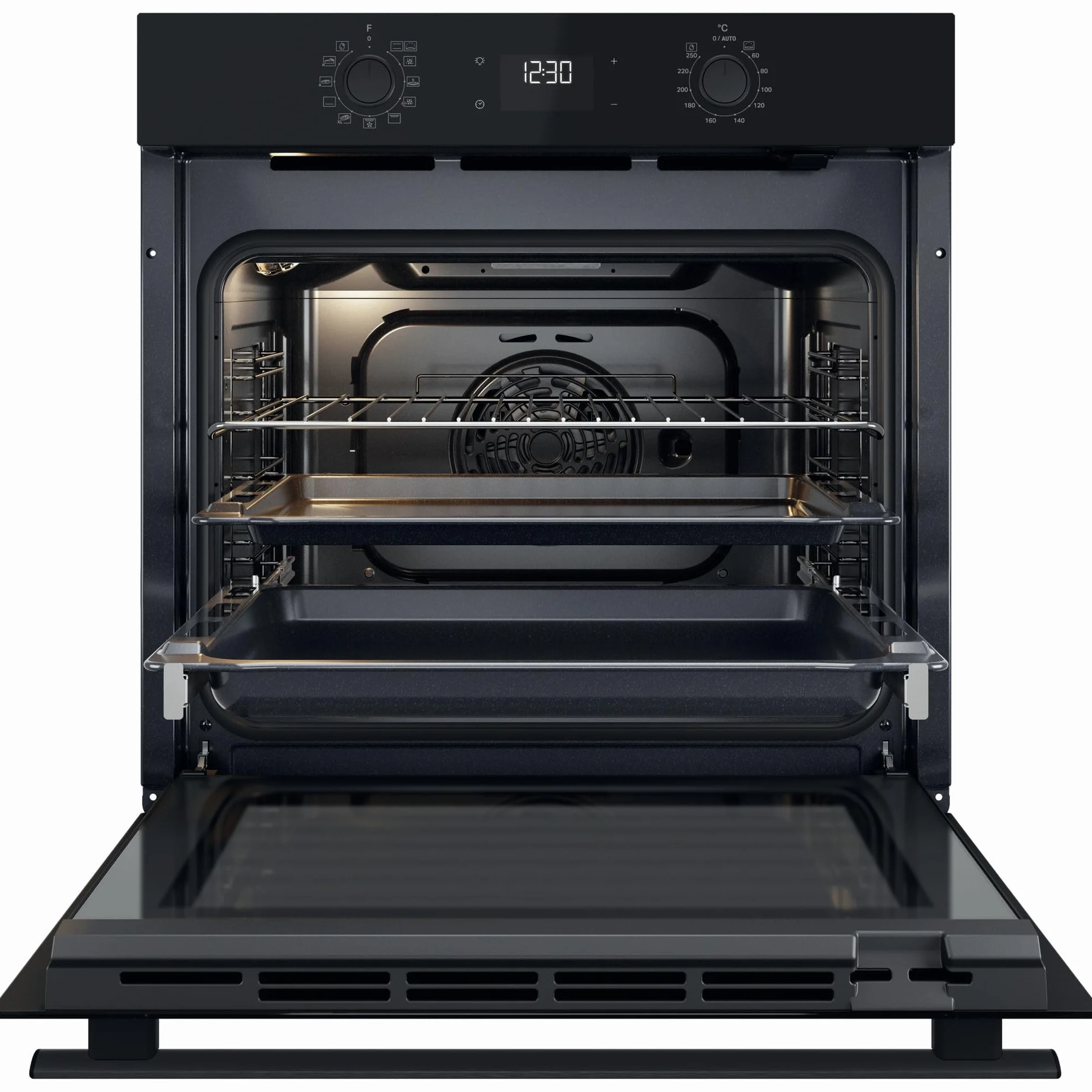 Whirlpool Horno OMR58HU1B Cristal Negro