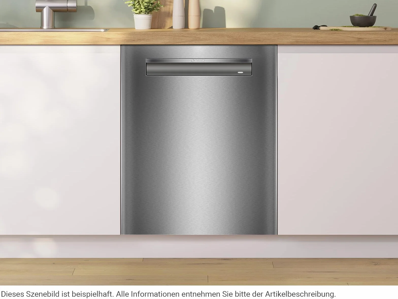 Bosch Elettrodomestici SMP4ECS71S Serie 4 - Lavavajillas empotrable bajo encimera, Home Connect, zona extra limpia: lavado intenso, EfficientDry: apertura automática de la puerta, 60 cm, acero