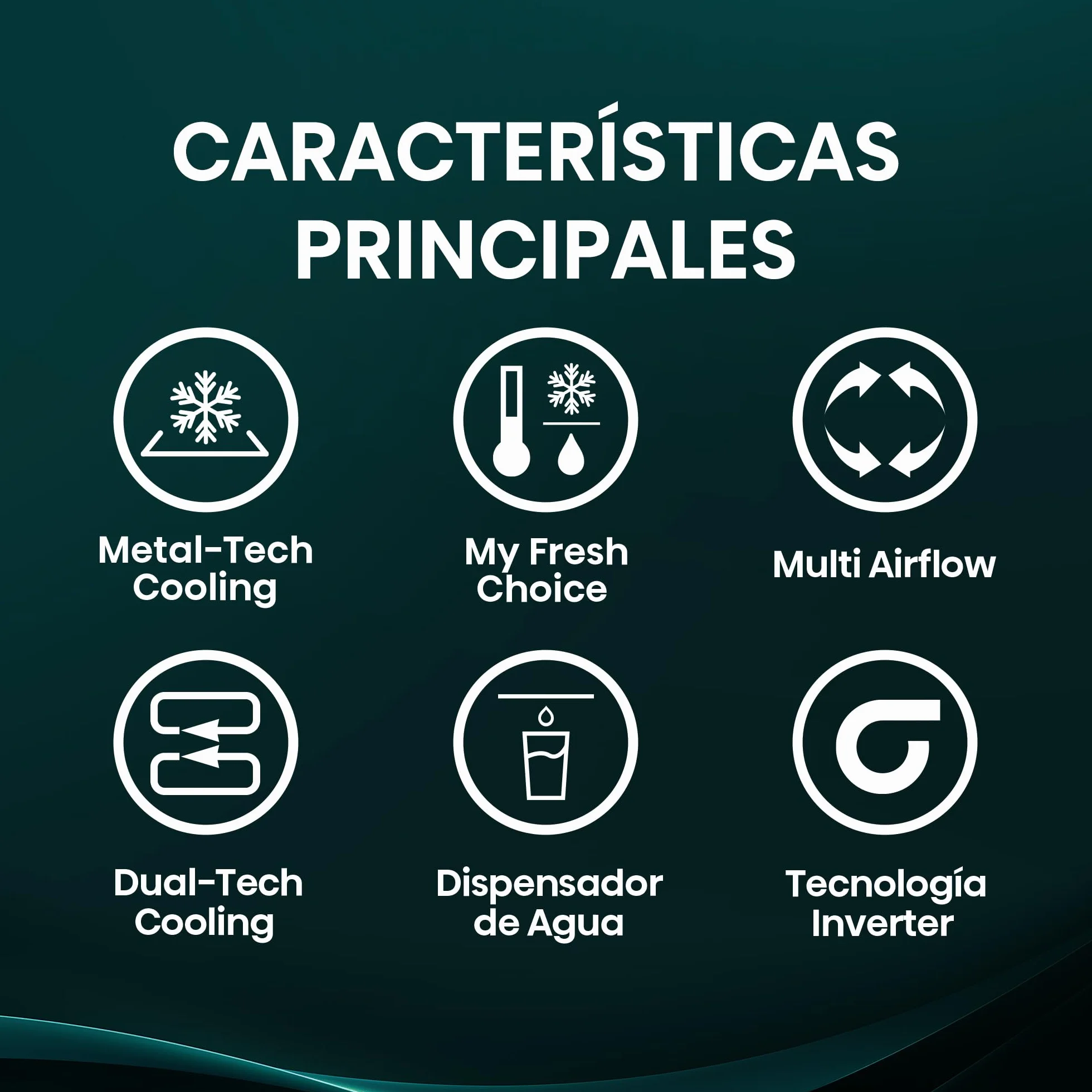 Hisense RF749N4SWFE - Frigorífico Americano Puerta Francesa Total No Frost, 579L,179cm, Metal-Tech Cooling, My Fresh Choice, Multi Airflow, Dispensador Agua con Depósito, Inverter, WiFi, Dark Inox