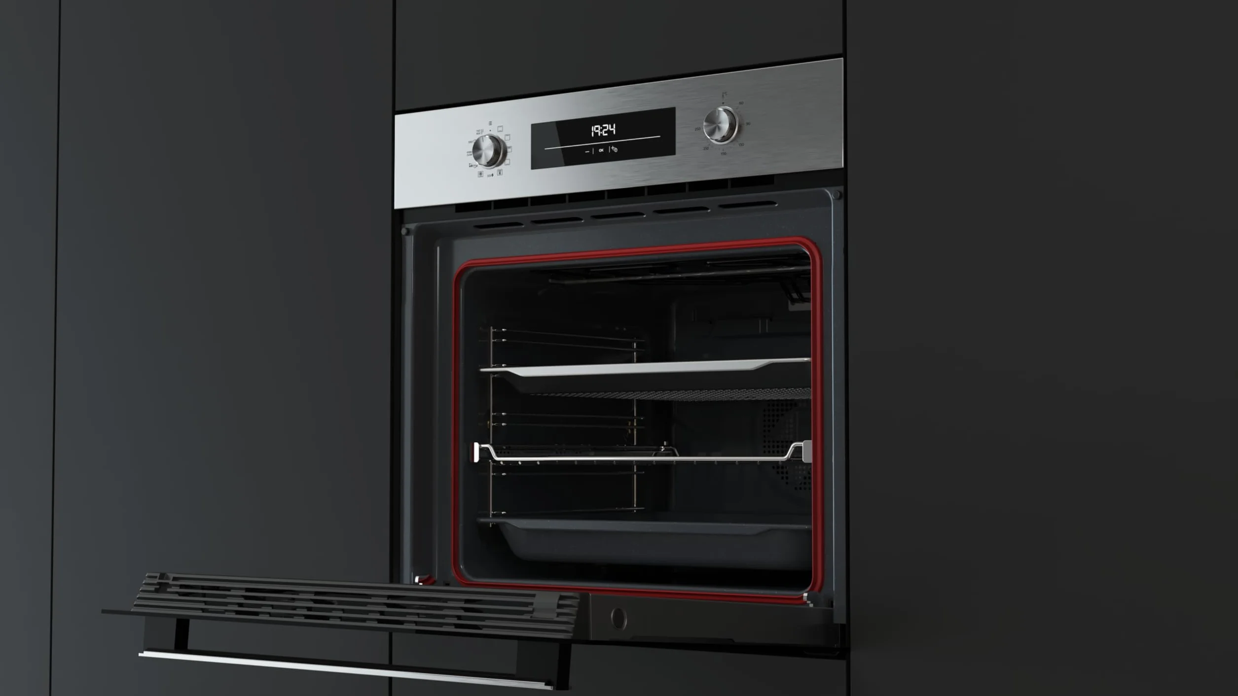 TEKA Horno Pirolítico Multifunción 60cm con AirFry, 9 Funciones, HydroClean, Modelo NEO HSB 6466 P
