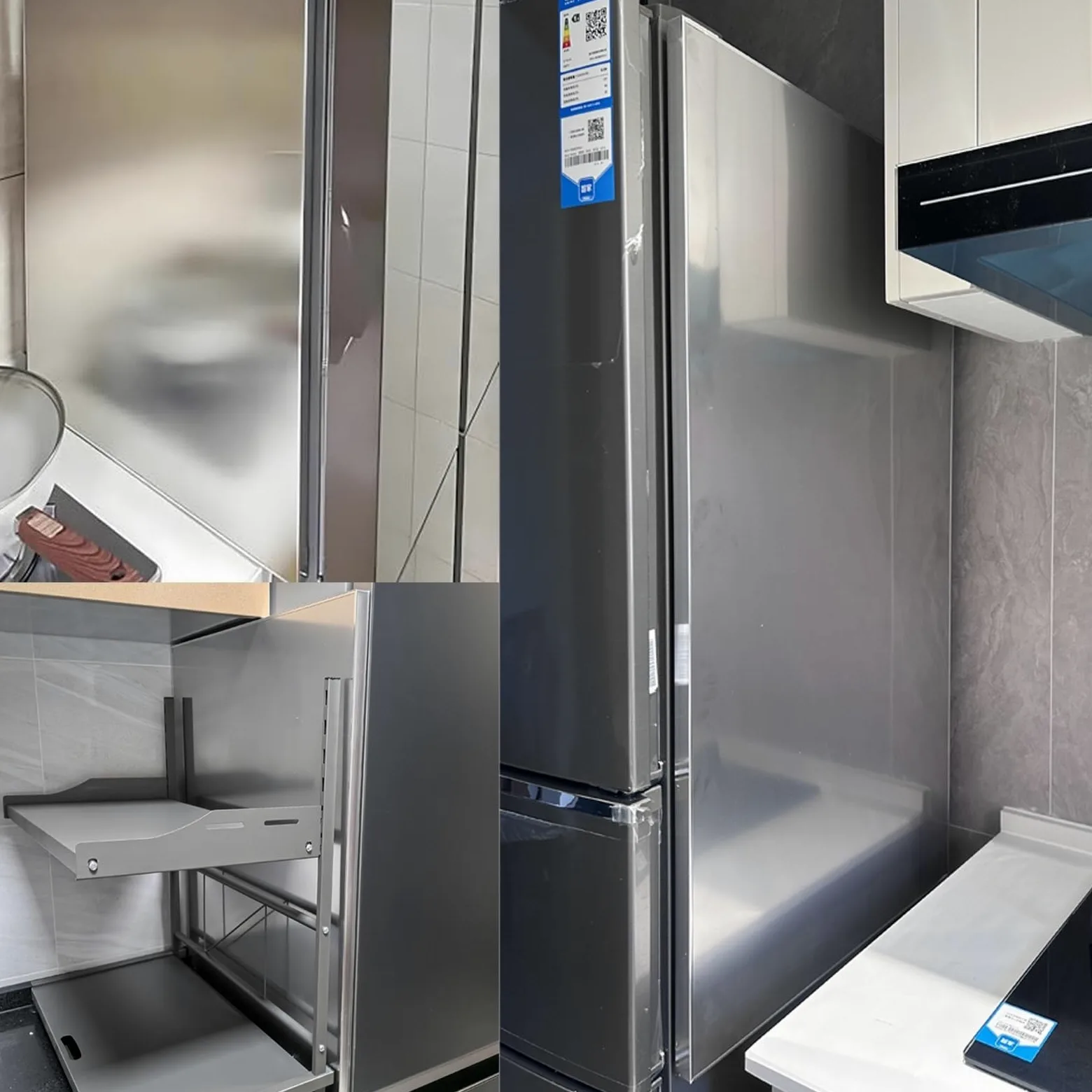 Genérico Panel magnético de protección térmica para refrigerador y Estufa de Gas de Cocina, Panel Aislante para Pared Junto a Estufa de leña, Ideal para quemadores de Gas y áreas de cocción (40" de l
