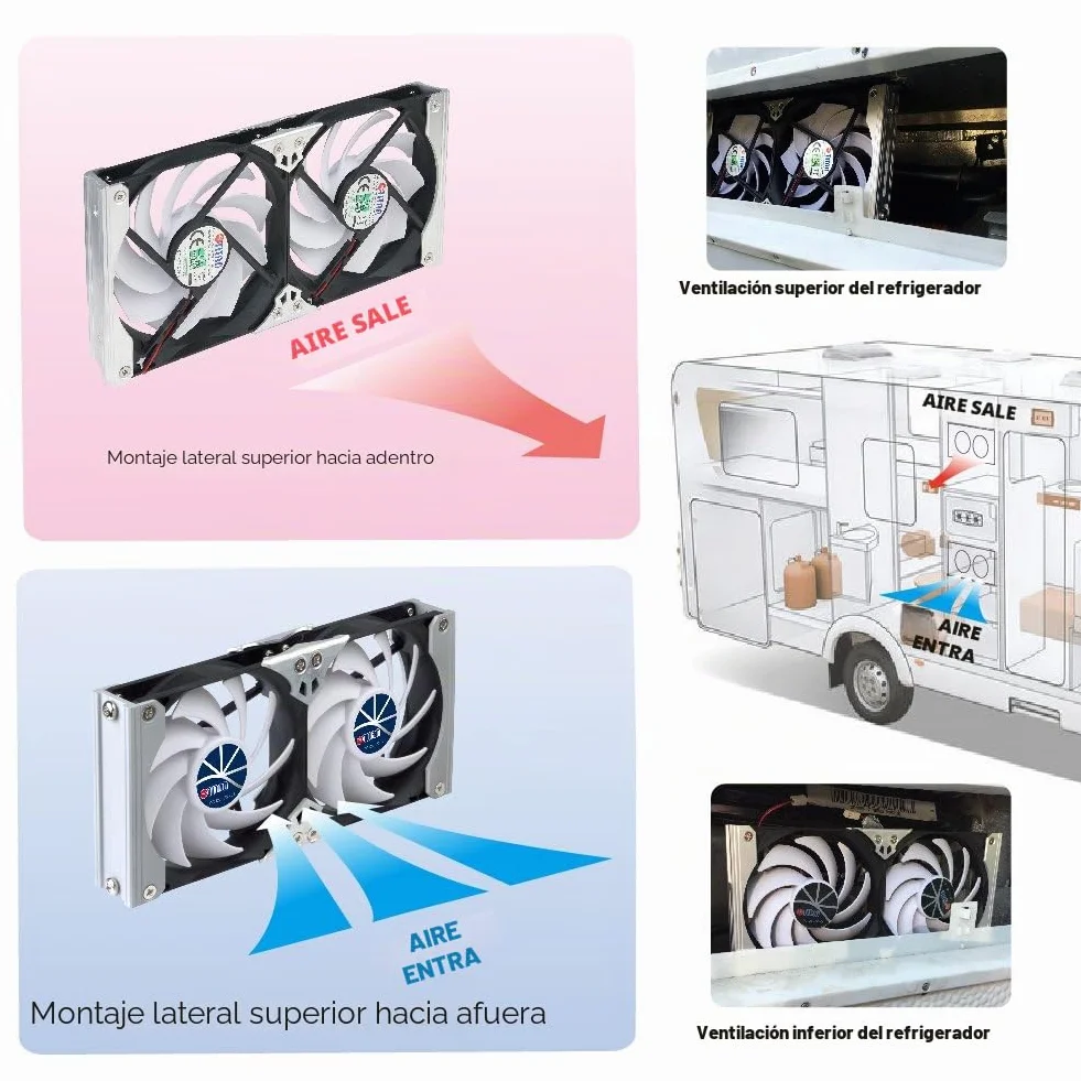 Titan TTC-SC09TZ - Ventilador de refrigerador