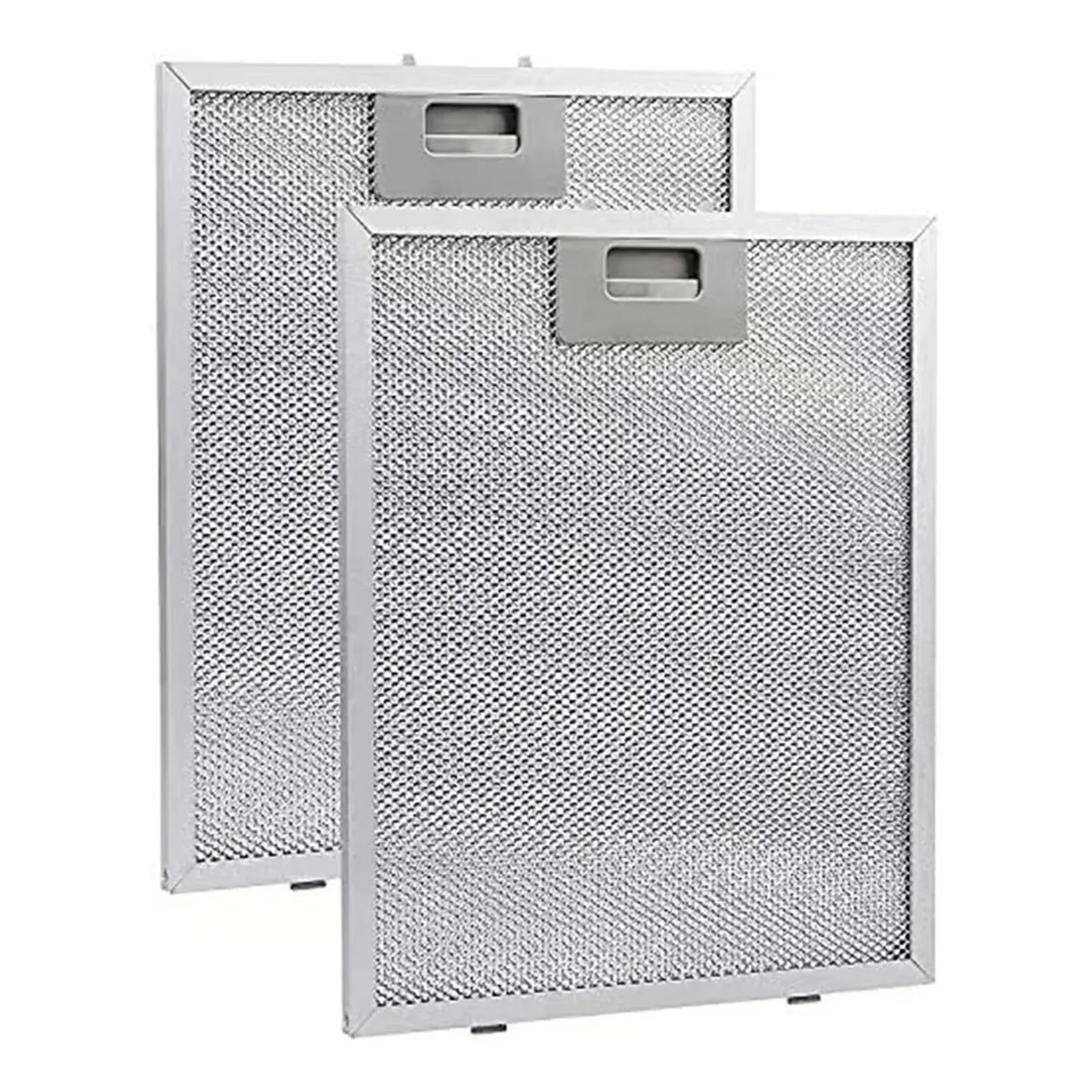 2 Filtros De Repuesto For Campana Extractora, Ventilación, Aspirador De Aluminio, 26 X 32 Cm, Filtro De Grasa De Malla Metálica For Campana Extractora De Cocina.