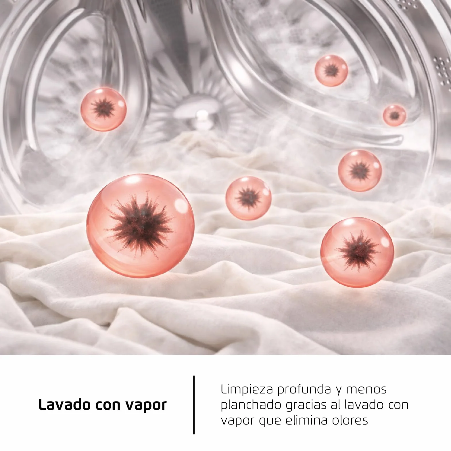 Corberó Lavadora Secadora Carga Frontal CLSH85VIN 8 kg 5 kg 1400 RPM Inverter Función Vapor Blanco