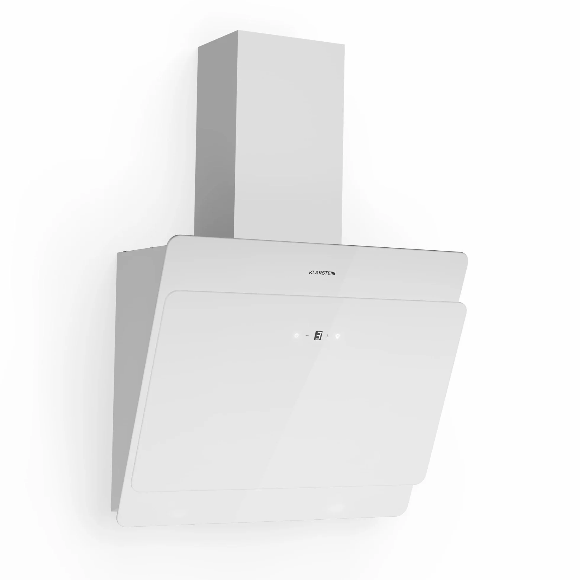 Klarstein Campana Extractora Cocina Pared Filtro Aluminio Antigrasa Lavavajillas 607m³/h LEDs Controles Táctil