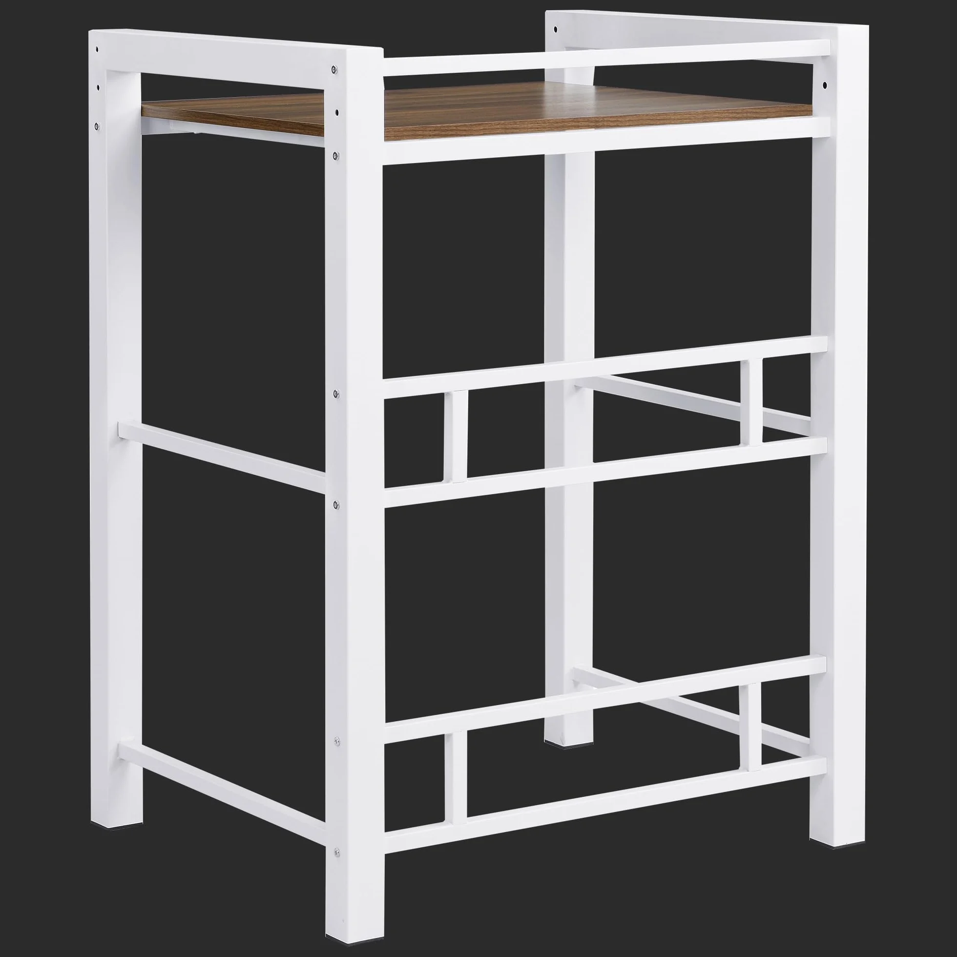 Estantería Lavadora, Soporte Secadora, Mueble para Lavadora y Secadora Ajustable en Altura de 3 Niveles, Capacidad de 300 kg para Baño, Cocina, Balcón, Lavandería, Blanco
