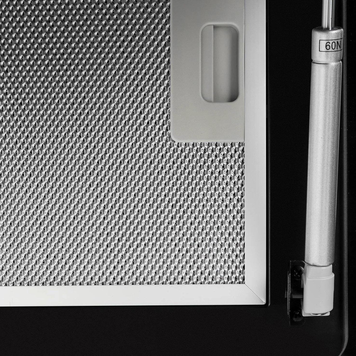 Klarstein Aurica - Campana extractora, Extractor humos, Juego extractor Kit recirculación, 165 W, Táctil, 60 cm, 2 filtro carbón activo, Negro
