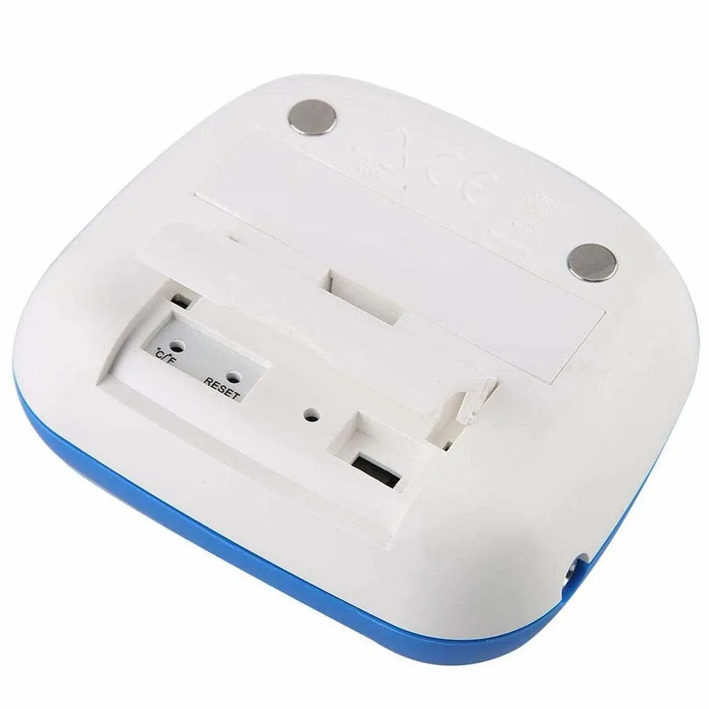 Termómetro para frigorífico Congelador Ajustes de alarmas de Temperatura Alta y Baja con indicador LED Termómetro de refrigeración Digital con magnético