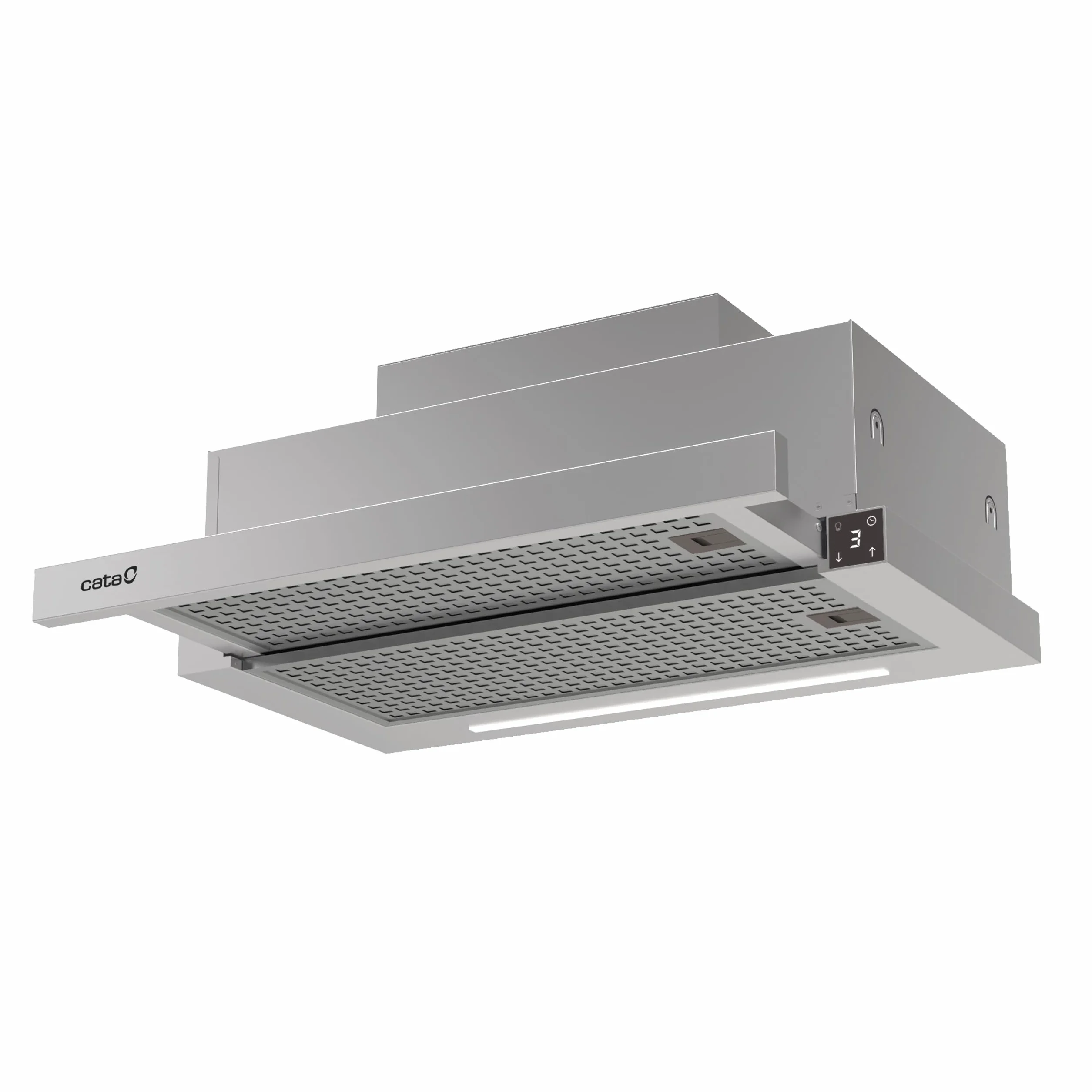 Cata Campana Extractora Telescópica TFH 6830 X 5+1 TURBO Motor Burshless Extra Silencioso Tira LED Fácil Instalacion y Limpieza Acabado Inox