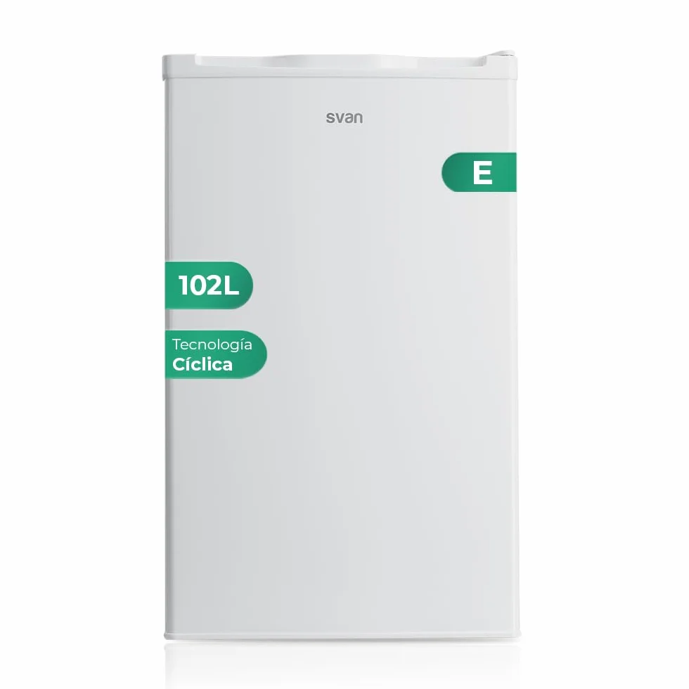 SVAN Frigorífico Refrigerador Blanco SR85501EC 102 L Puerta Reversible Clase E
