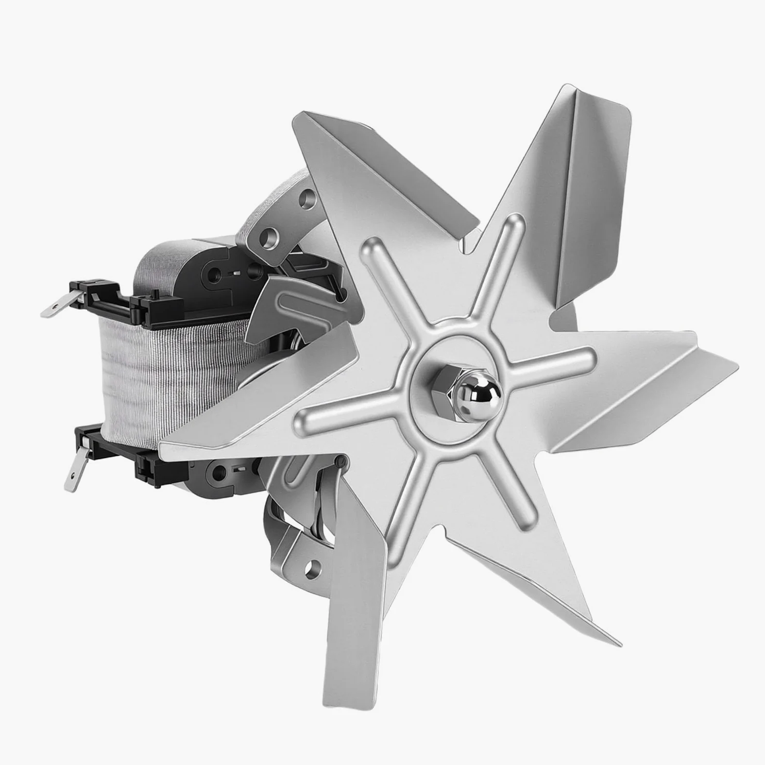 Motor de Ventilador de Horno de Secado, Motor de Ventilador de Convección de Aluminio de 6 Aspas para Aplicaciones Industriales de Temperatura Constante