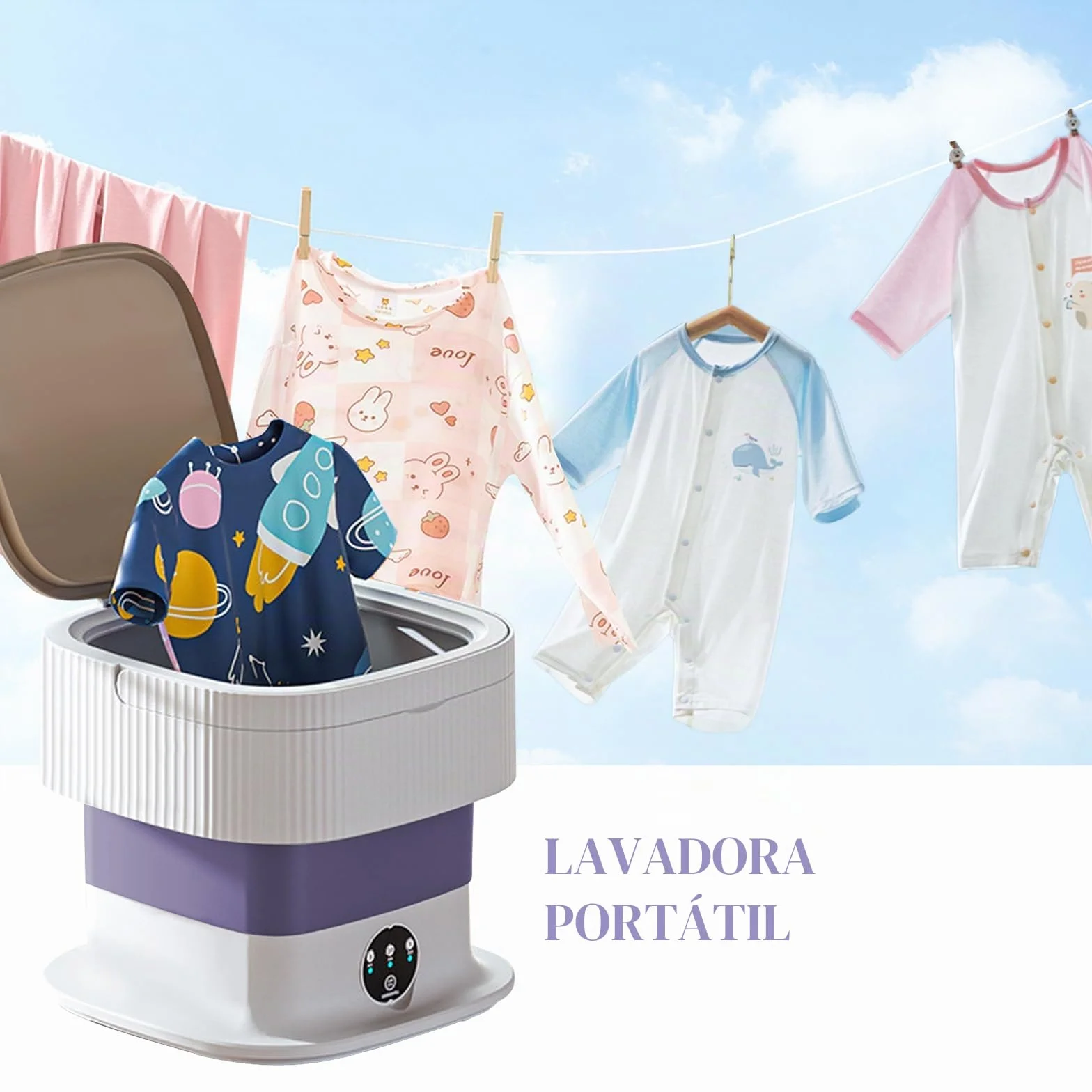 LIROPAU Mini lavadora portátil, 15 L, para camping, con centrifugado, limpieza profunda de ropa interior, ropa de bebé, calcetines para apartamentos, dormitorios, viajes, coches de turismo