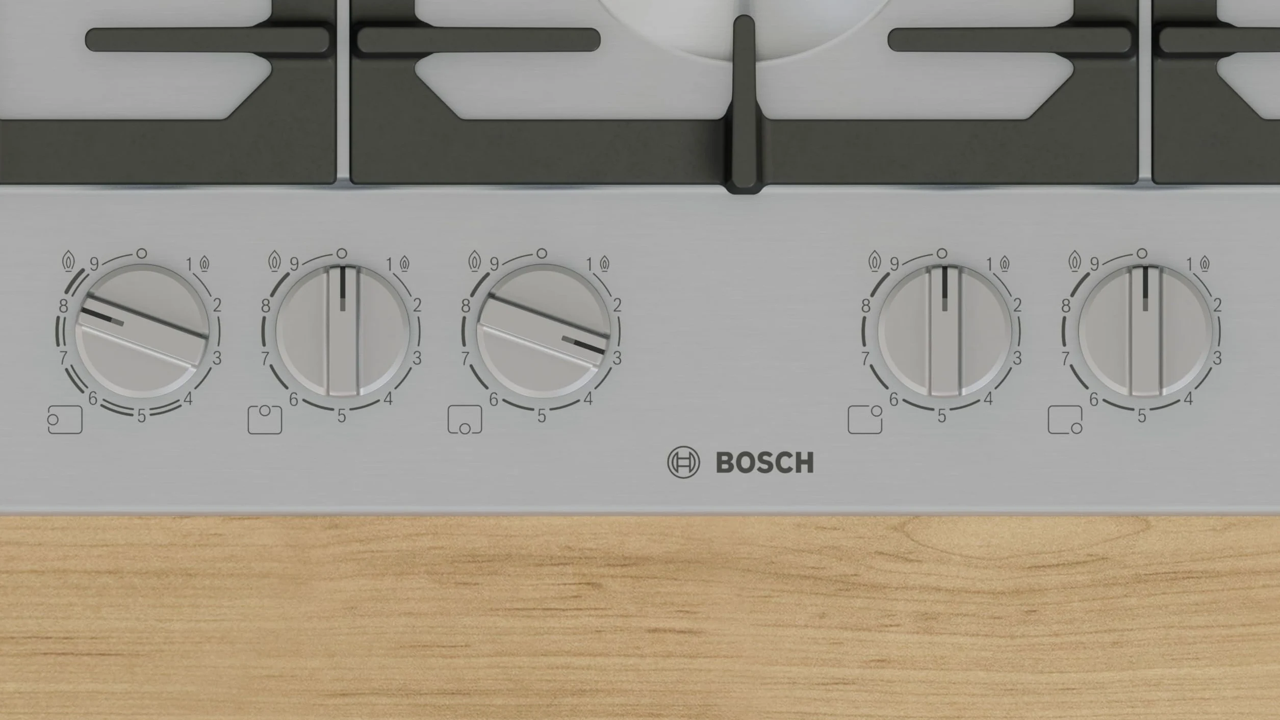 Bosch, Placa de Gas, Serie 4, 4 Zonas, Seguridad GasStop, blanco, PGH6B5K90 | Cocina tradicional con la tranquilidad del sistema GasStop que corta el gas si no hay llama.