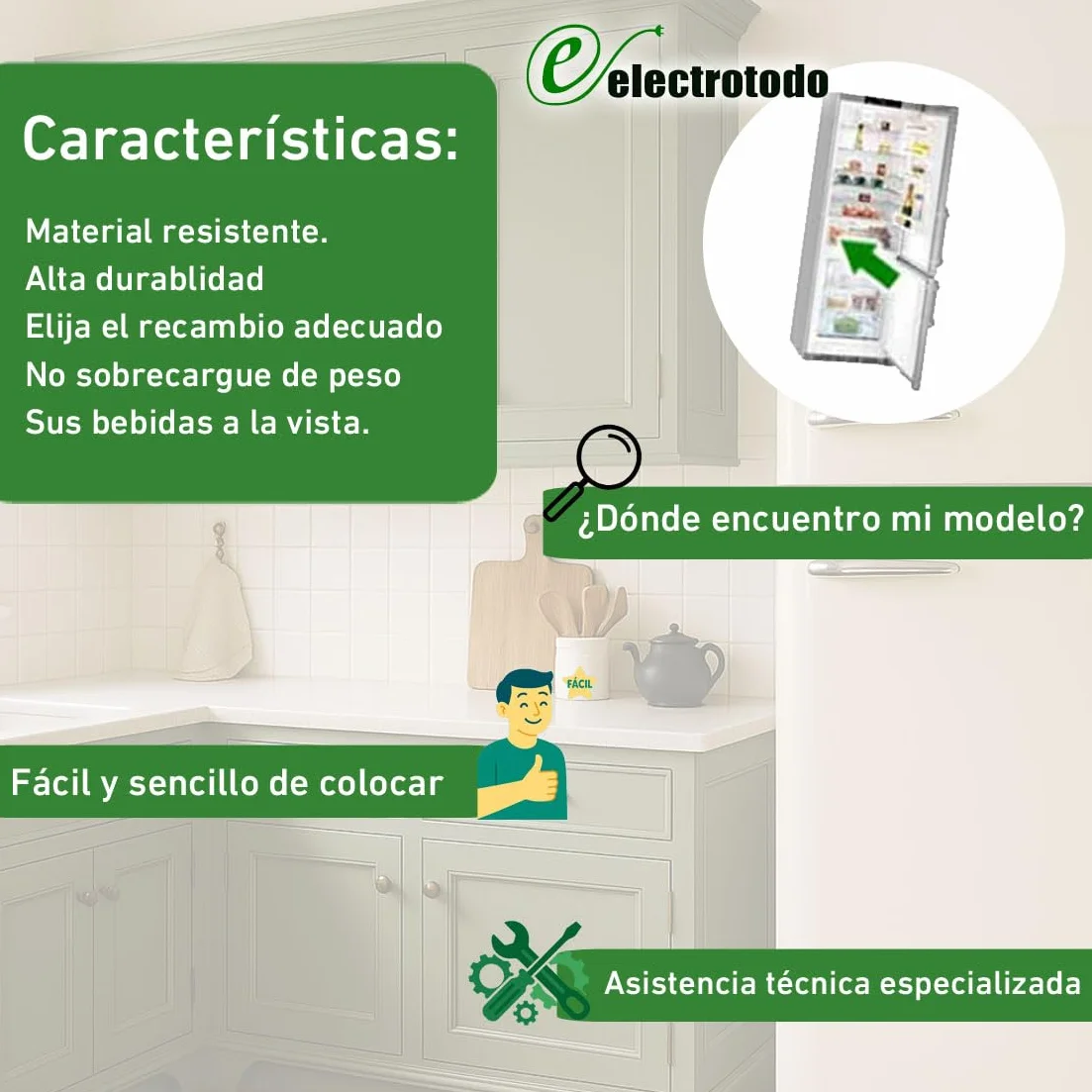Bandeja botellero compatible con frigorífico Bosch 00709646