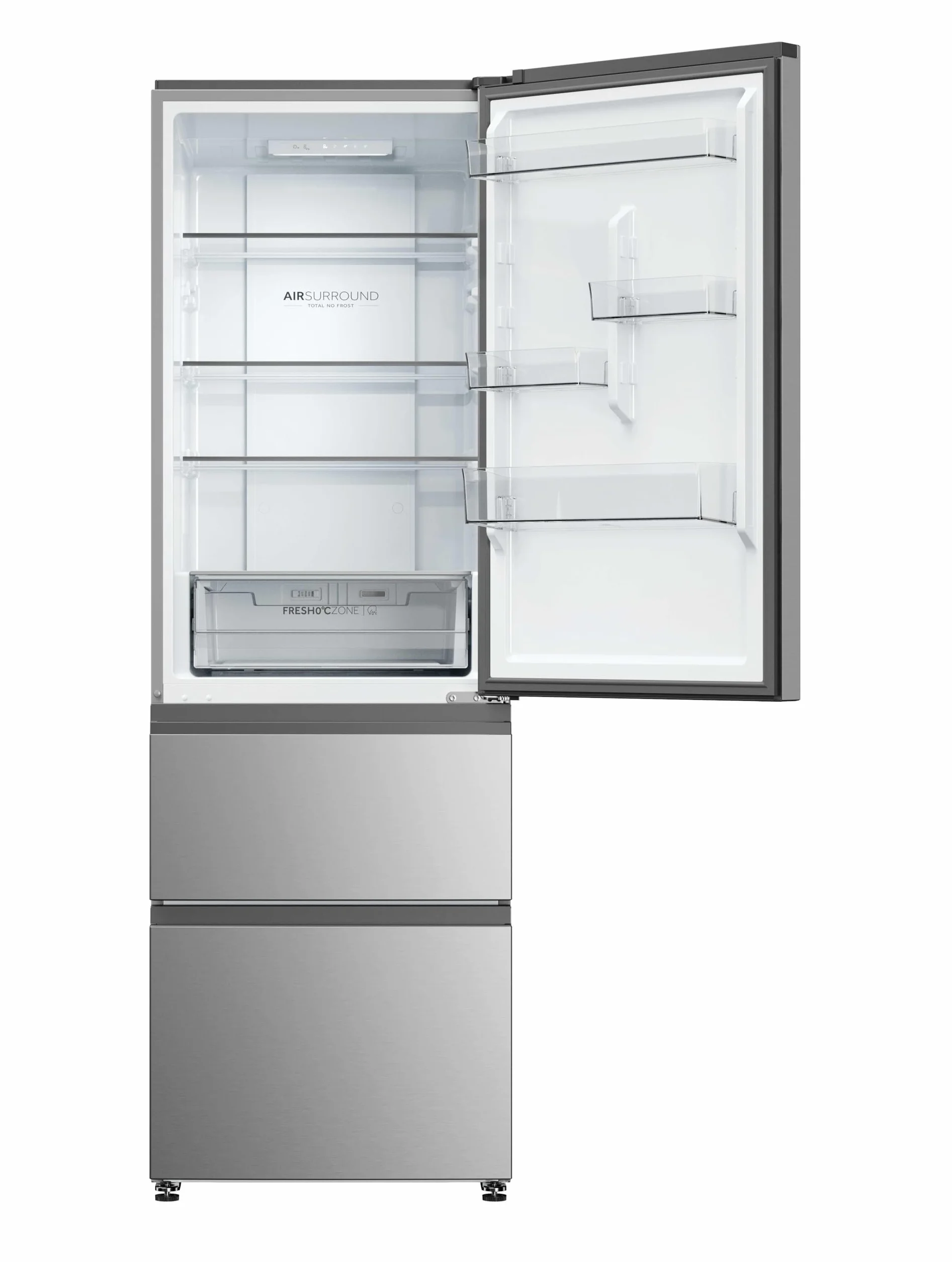 Haier Frigorífico Combi 360L Total No Frost Motor Inverter 60cm Inox