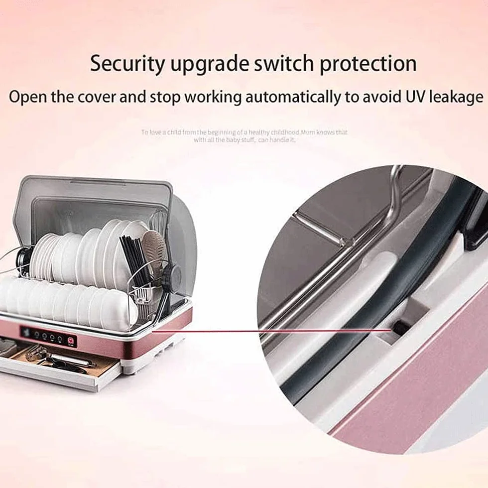 Mini Lavavajillas Portátil de Mesa para Apartamento Familiar