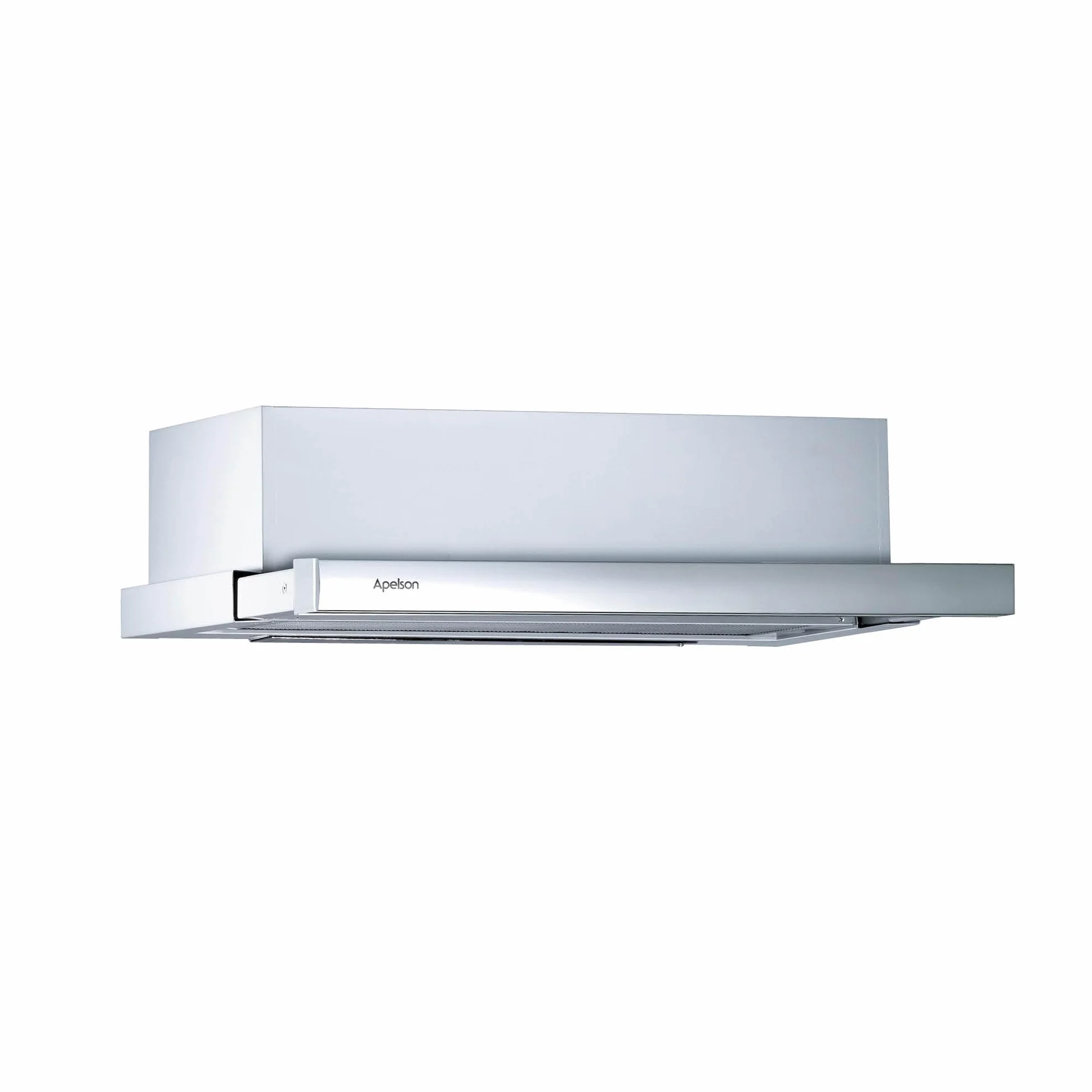 APELSON AIR 202 Campana Extractora Telescópica 60 cm Inox, 2 Motores, 325 m³/h, Iluminación LED, Filtros Lavables, Clase Energética D