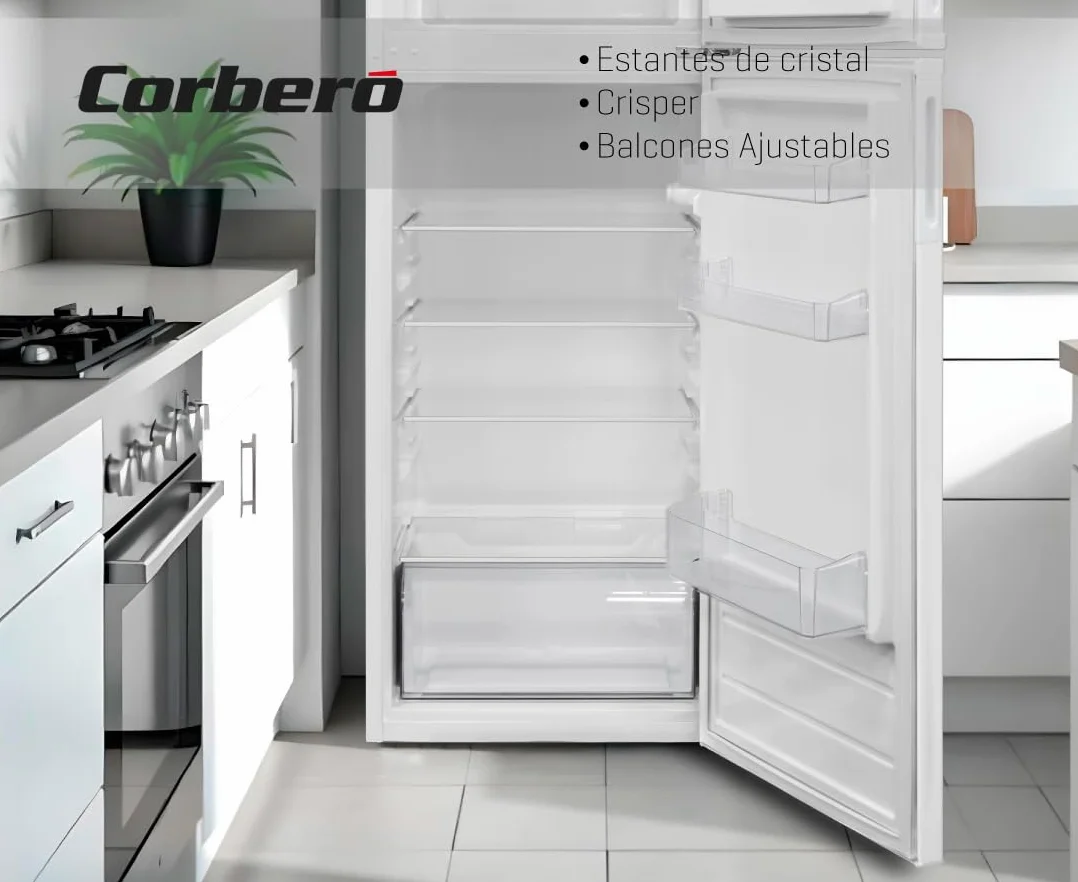 Corberó Frigorífico 2 Puertas CF2PV21324W 212L Blanco