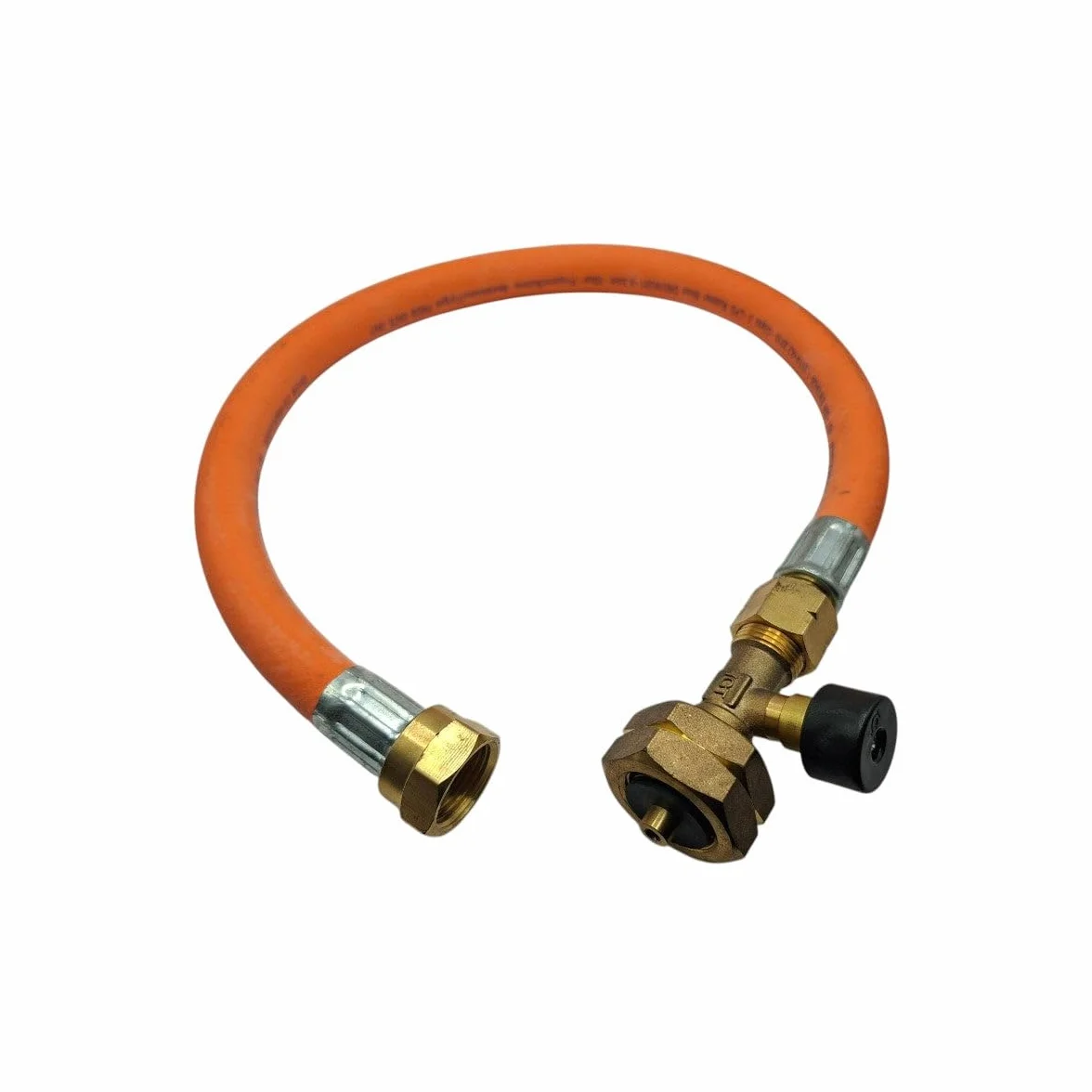 GLP - Manguera de gas de propano EFV de 450 mm - G5 a W21.8 de alta presión para caravanas, autocaravanas y autocaravanas