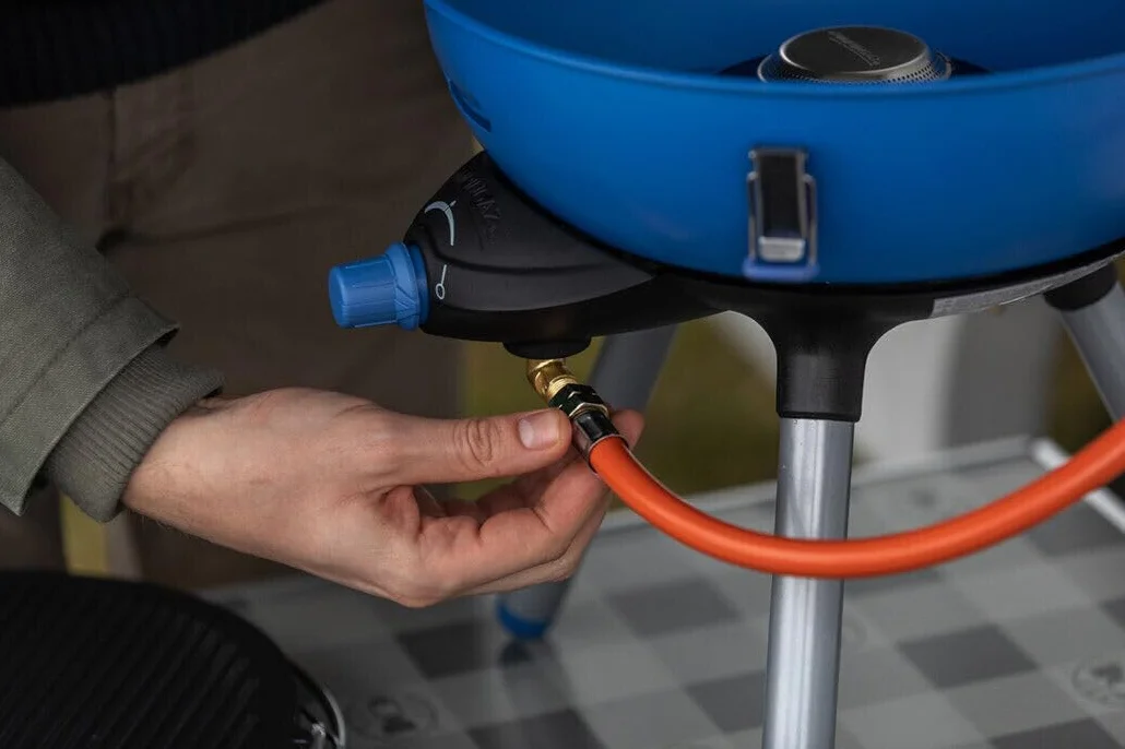 Manguera de gas propano butano | 500cm (5m) | DN 5 Type 21 - Conector LKS 3/8" pulgada | Manguera de gas para conexión rápida y conexión a una bombona de gas o cocina