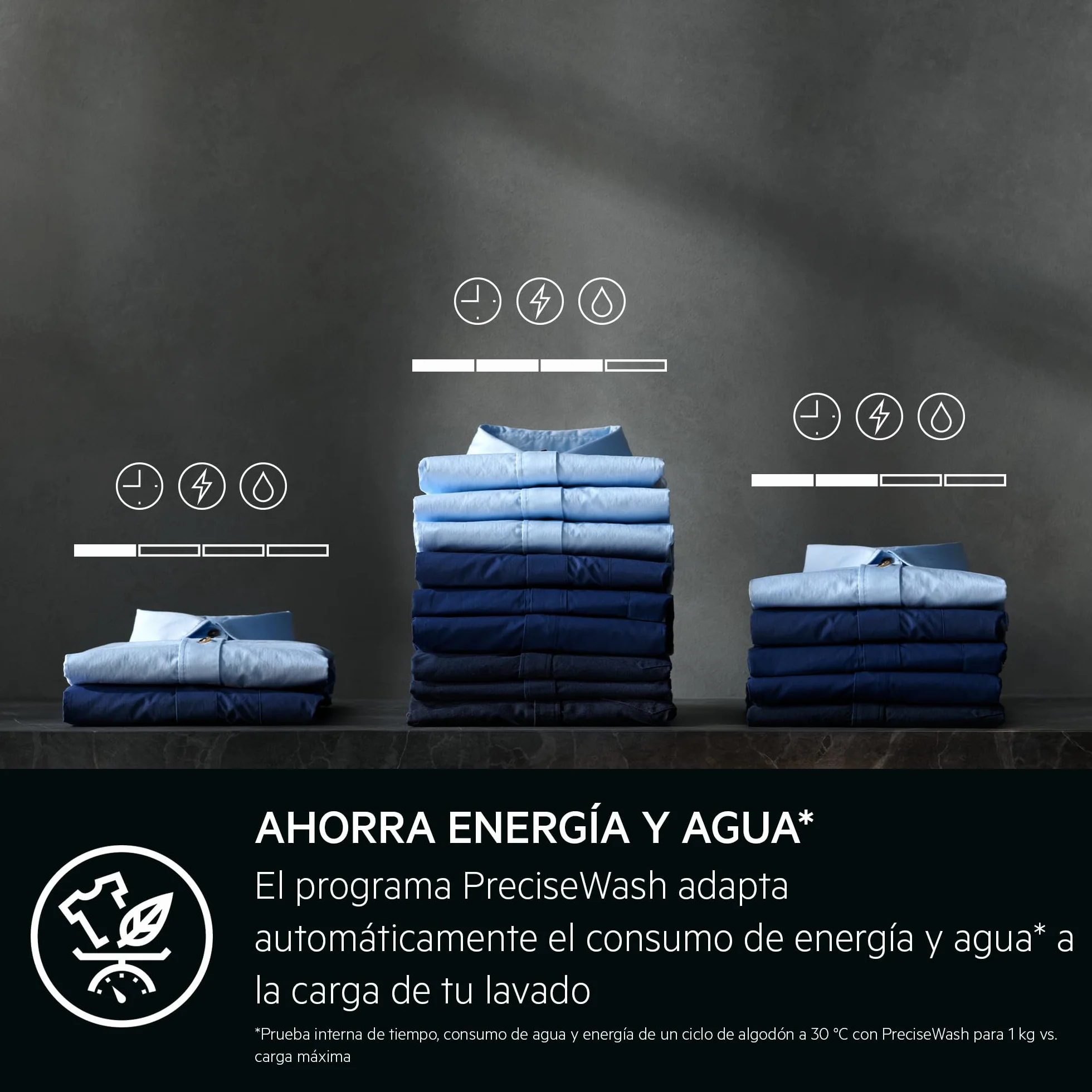 AEG LWR7194M4B Lavasecadora de Carga Frontal, Lava 9 Kg, Seca 6 Kg, Libre Instalación, 1400 rpm, Motor Inverter, Programa Rápido, Nonstop 60 min, Panel LCD, Puerta XL Negra, Clase A, Fabricado en UE