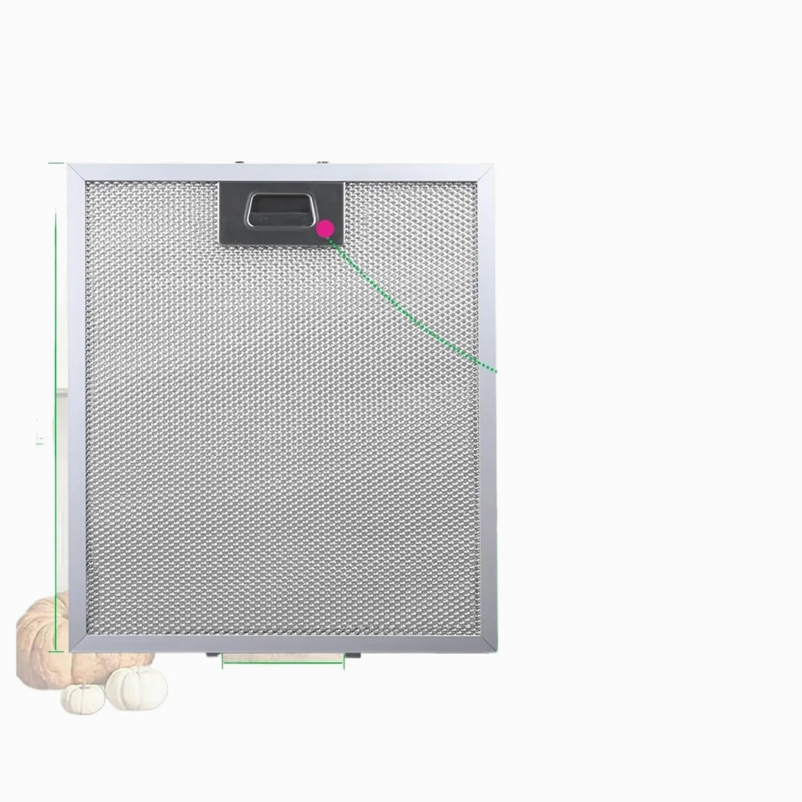 Filtro de aluminio for campana extractora, extractor de malla metálica, 340x280mm, Compatible con D6900HASS2, D6900SS-2 CP750SS, 3 uds.