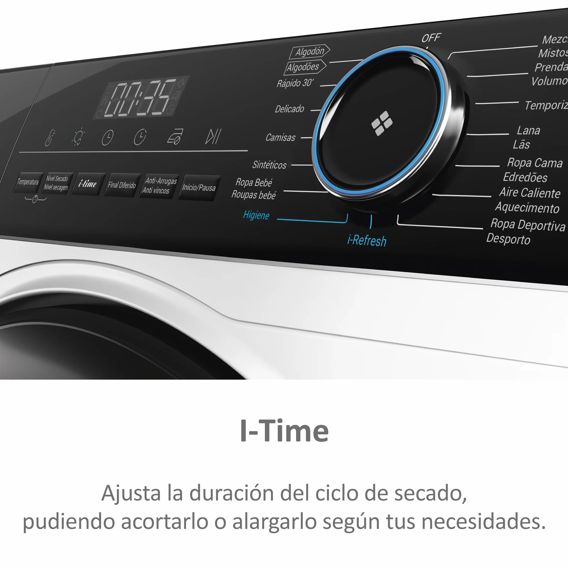 Haier I-Pro Series 3 Secadora con Bomba de Calor 9KG Función Vapor I-Refresh Motor Inverter