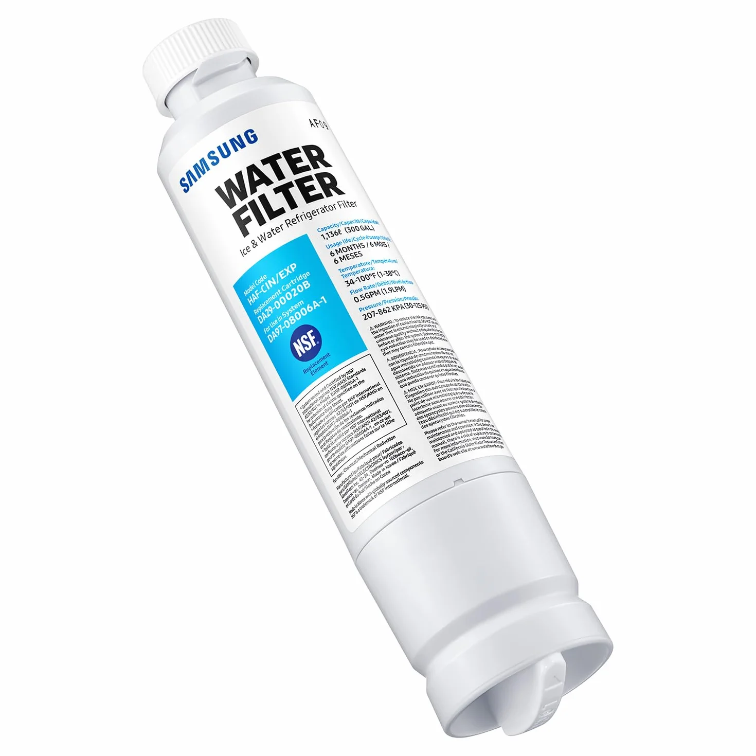 Samsung HAF-CIN/EXP De flujo directo Blanco - Filtro de agua