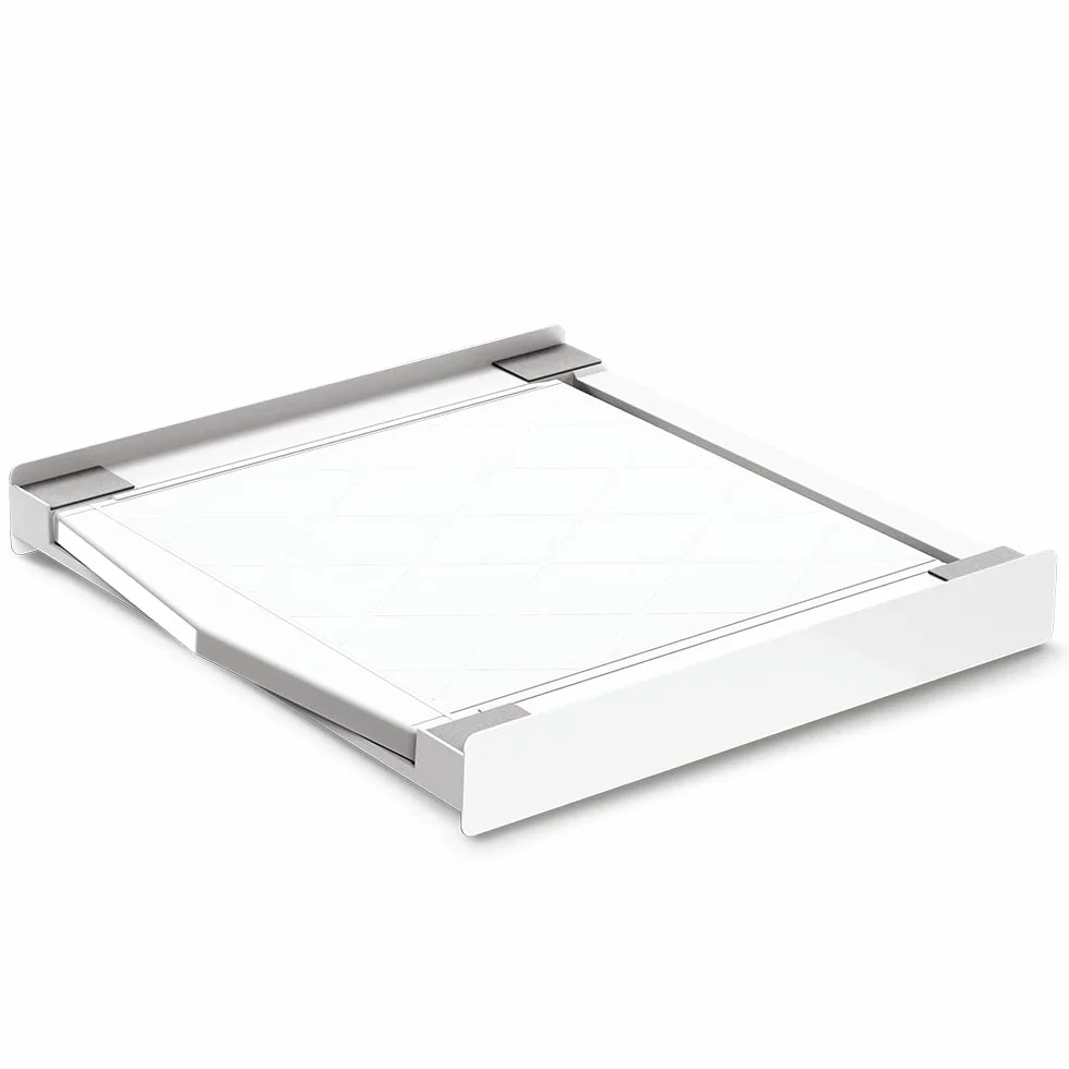 Cecotec Kit de Superposición Universal con Bandeja Bolero para poder unificar Lavadora y Secadora en un único bloque, optimizando espacio. Bandeja extraíble, Fácil instalación