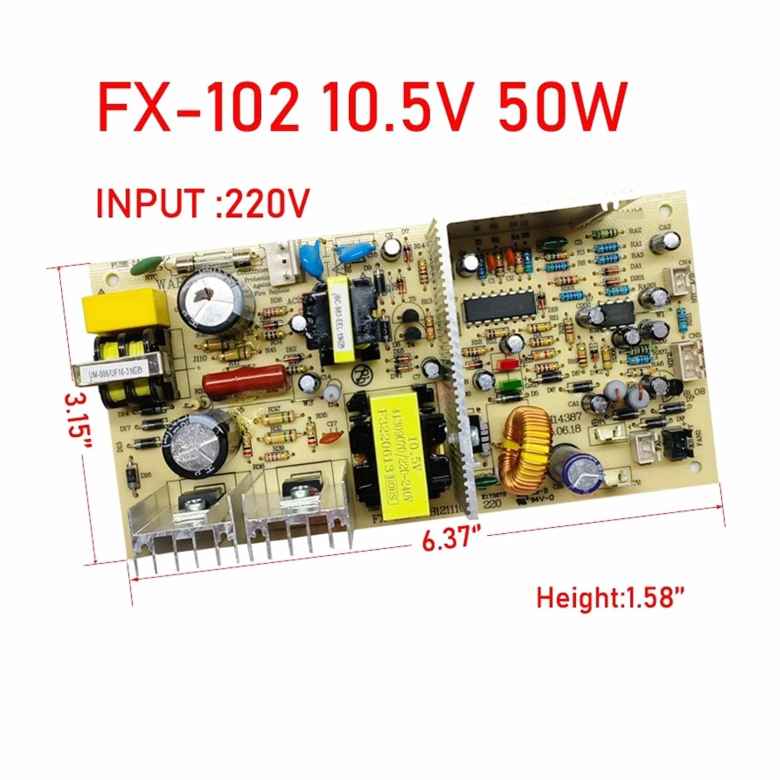 FX-102 10.5V 50W Gabinete De Vino Tinto Tablero De Alimentación Tablero Principal Reemplazar Piezas, Accesorios De Refrigerador PCB121110K1