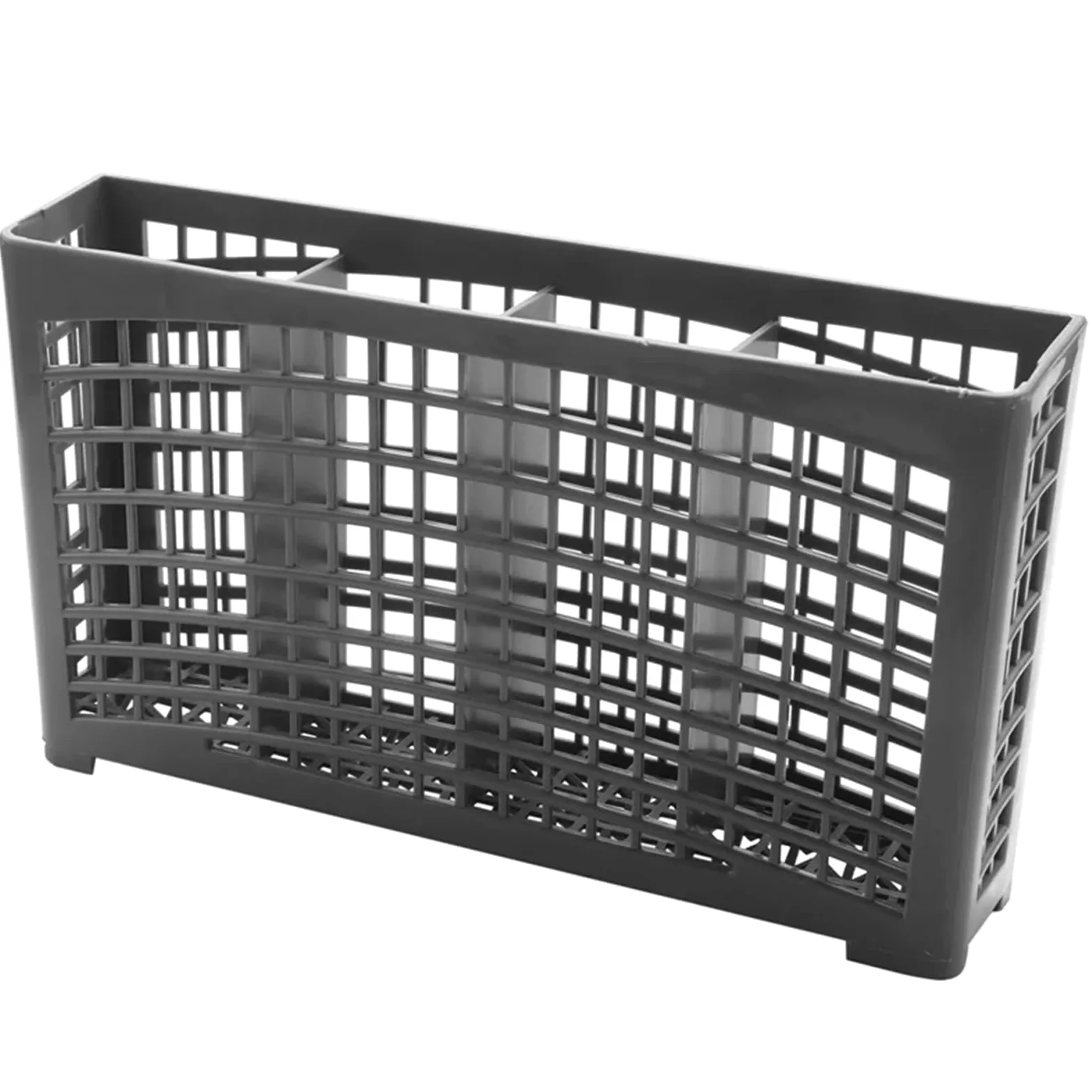 Juego de 2 cestas de cubiertos para lavavajillas, soporte duradero para cubiertos, organizador de cocina que ahorra espacio, se adapta a la mayoría de lavavajillas, solución eficiente de