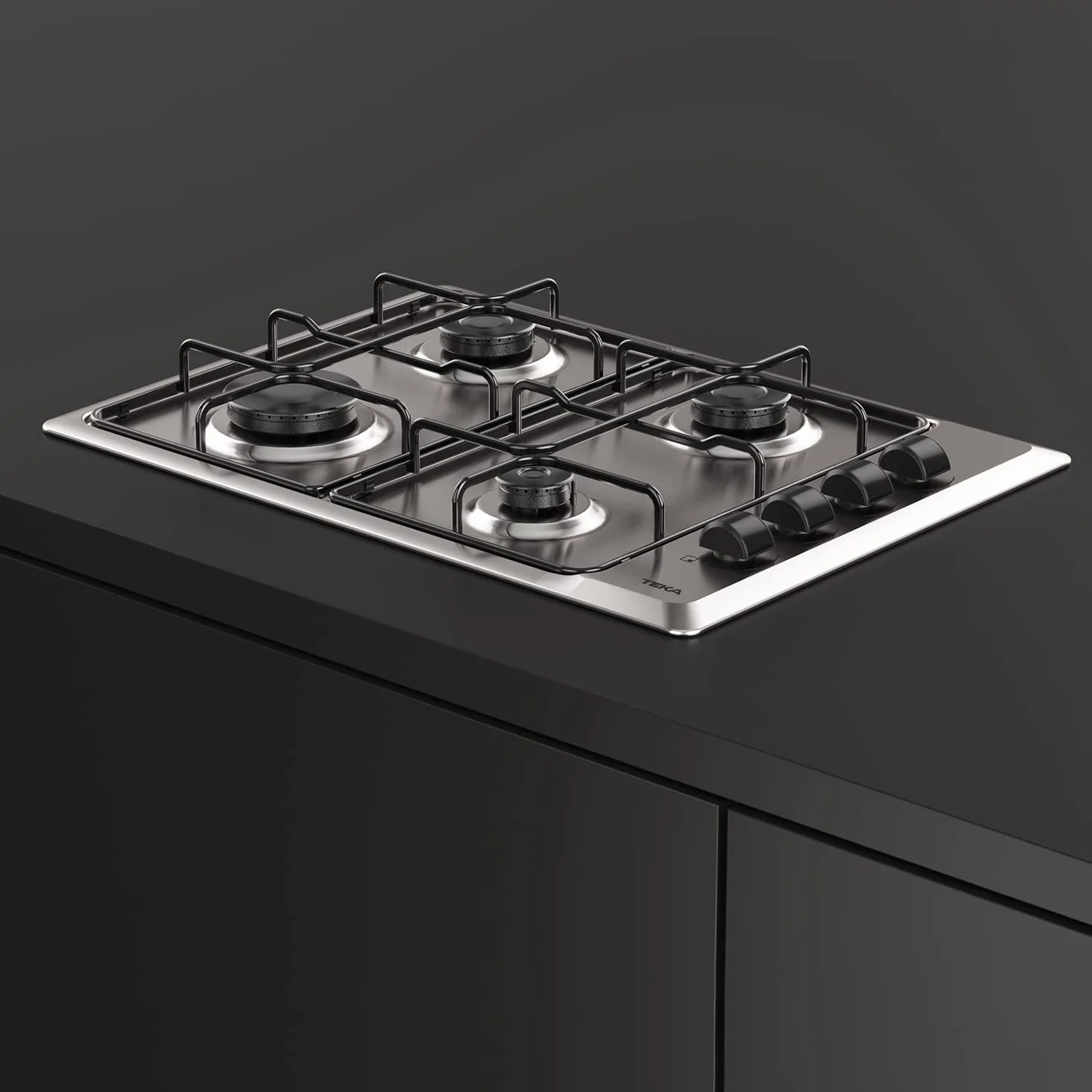 TEKA HLX 540 KL Placa de Gas Natural 60 cm 4 Quemadores Seguridad Termopar