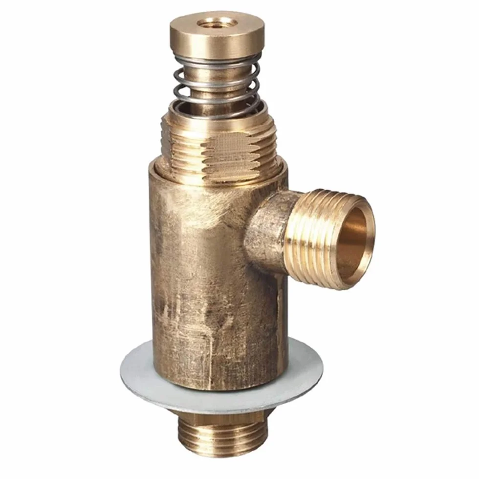 Vogue AJ169 - Válvula de latón de repuesto para fregaderos de accionamiento con rodilla 96 x 30 x 30 mm