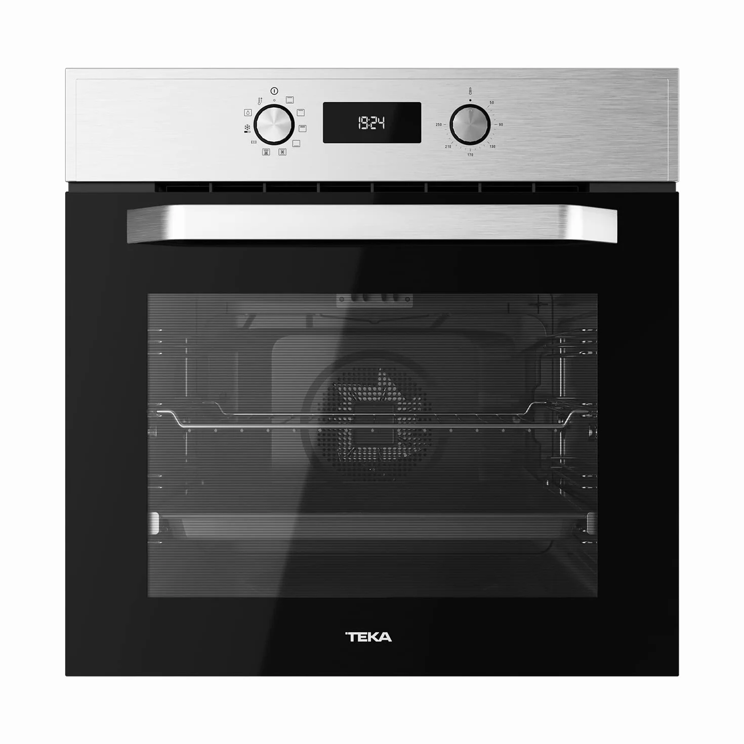 TEKA Horno HydroClean® PRO Multifunción 60 cm, Limpieza HydroClean ECO, Función Airfry, 8 Funciones de Cocinado, Puerta Extractable, Clase A+, HCB 6535