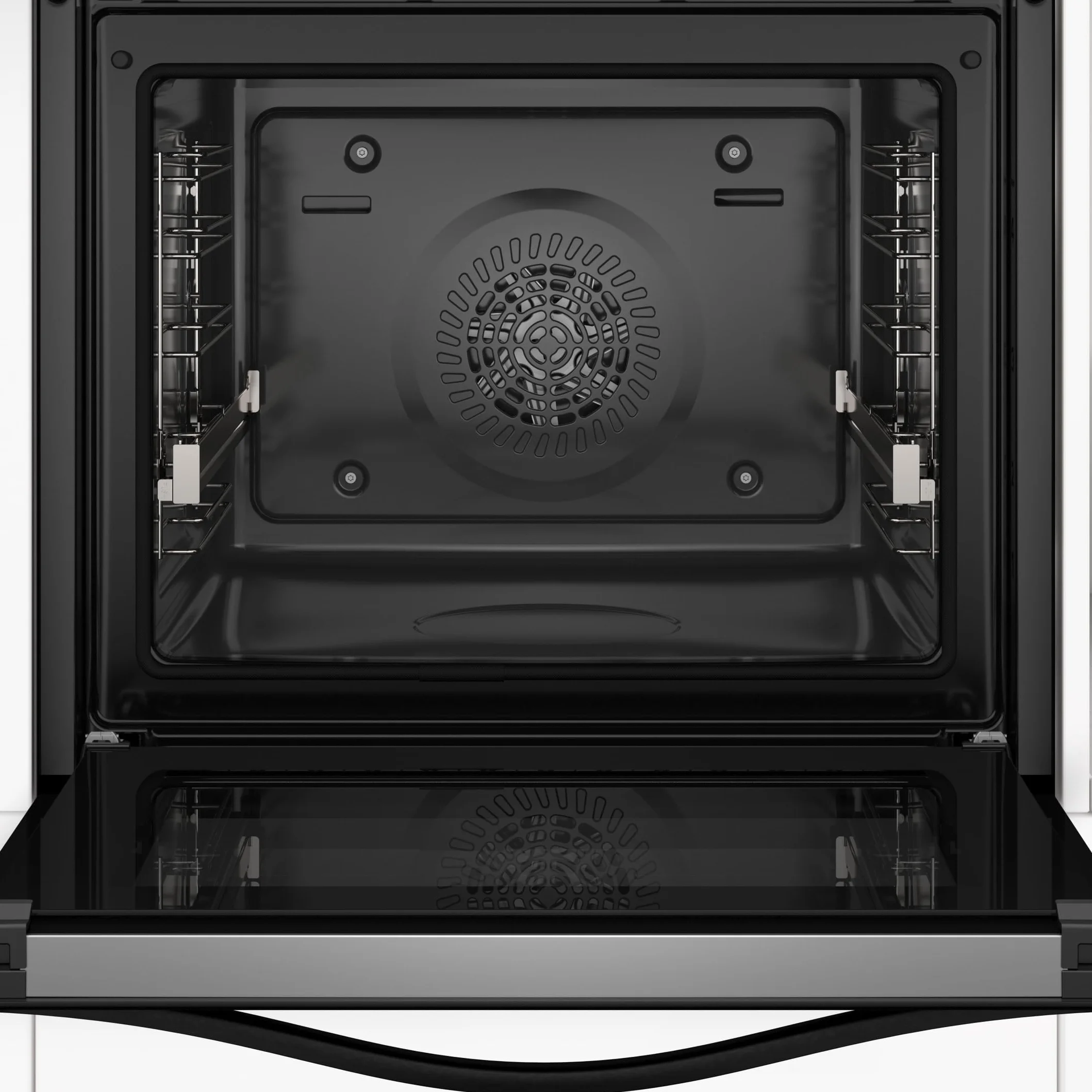 Balay – Horno con Vapor, 60 cm de ancho, 71L, Serie Cristal, Pirolítico, Función Freidora de aire, negro, 3HD5829N3