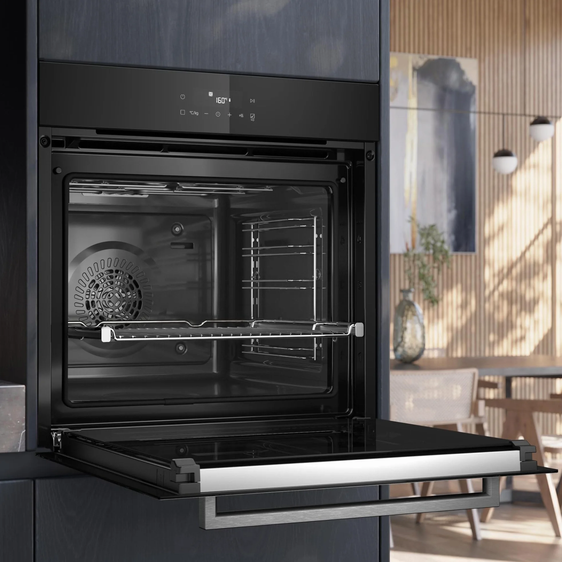 Siemens iQ300 Horno HB514AER4 humidClean perfectCooking 3D negro
