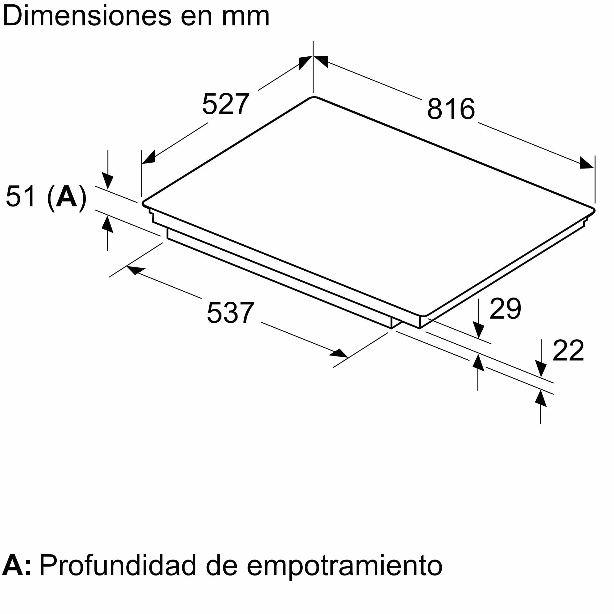 Bosch - Placa de Inducción, 80 cm, Serie 6, 4 Zonas de Cocción, PerfectFry Plus, Home Connect, Negro, PIE875HC1E