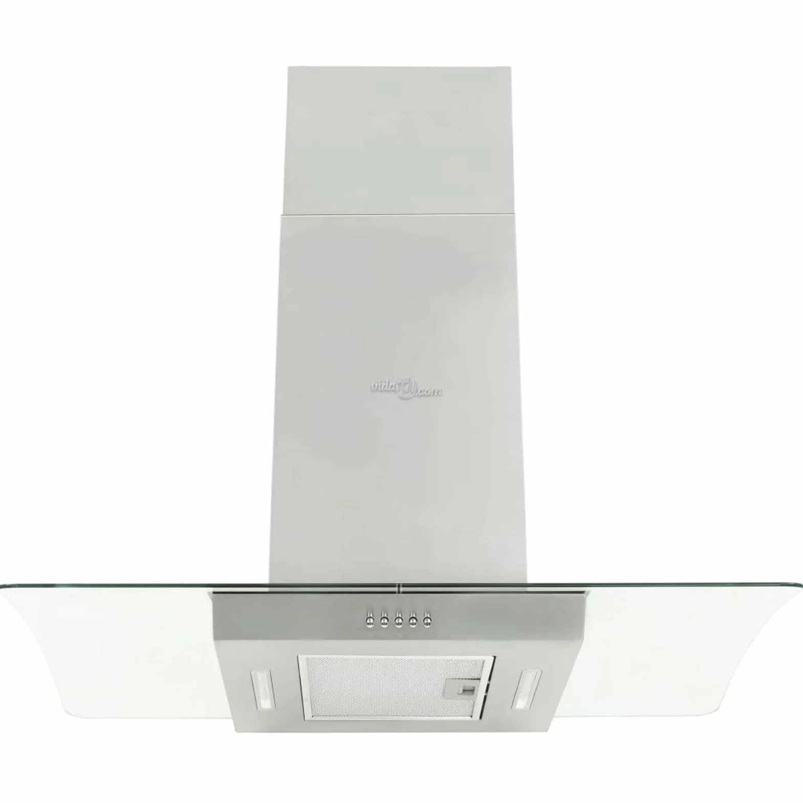 BaraSh Campana extractora de Techo 90 cm Acero Inoxidable 756 m³/h LED Campana Extractora Isla