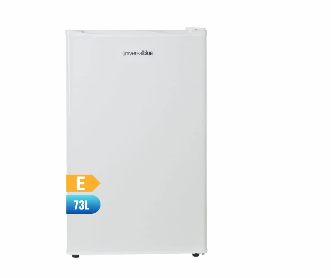UNIVERSALBLUE Congelador Bajo Encimera Blanco | Congelador Arcón Refrigerador Vertical | Volumen 73 litros | 2 cajones abatibles + 1 | Clasificación E | Puerta Reversible |
