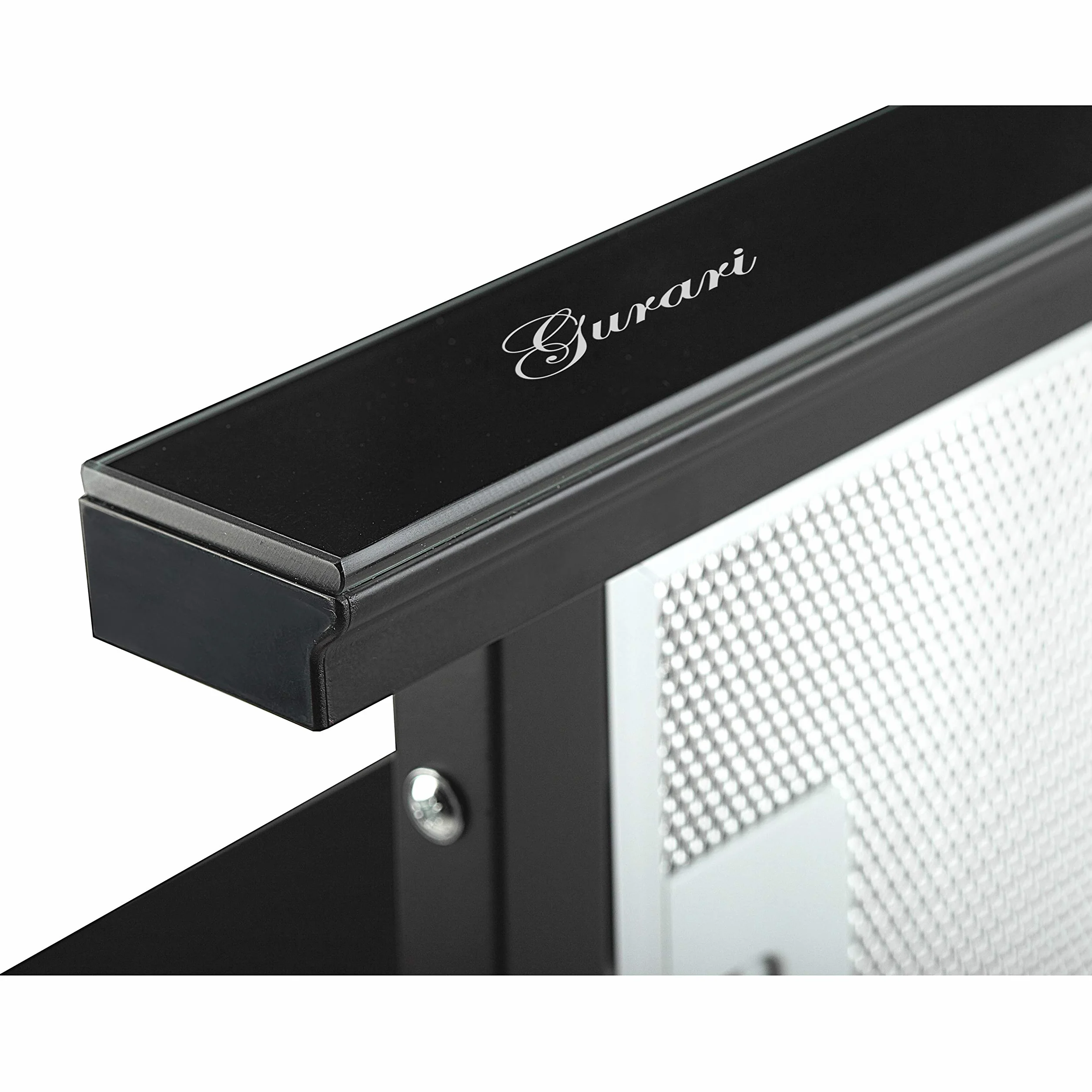 Gurari GCH 117 BL • Campana Extractora Empotrable • 60cm • 1000 m³/h • Iluminación LED • Vidrio Negro • Evacuación y Circulación