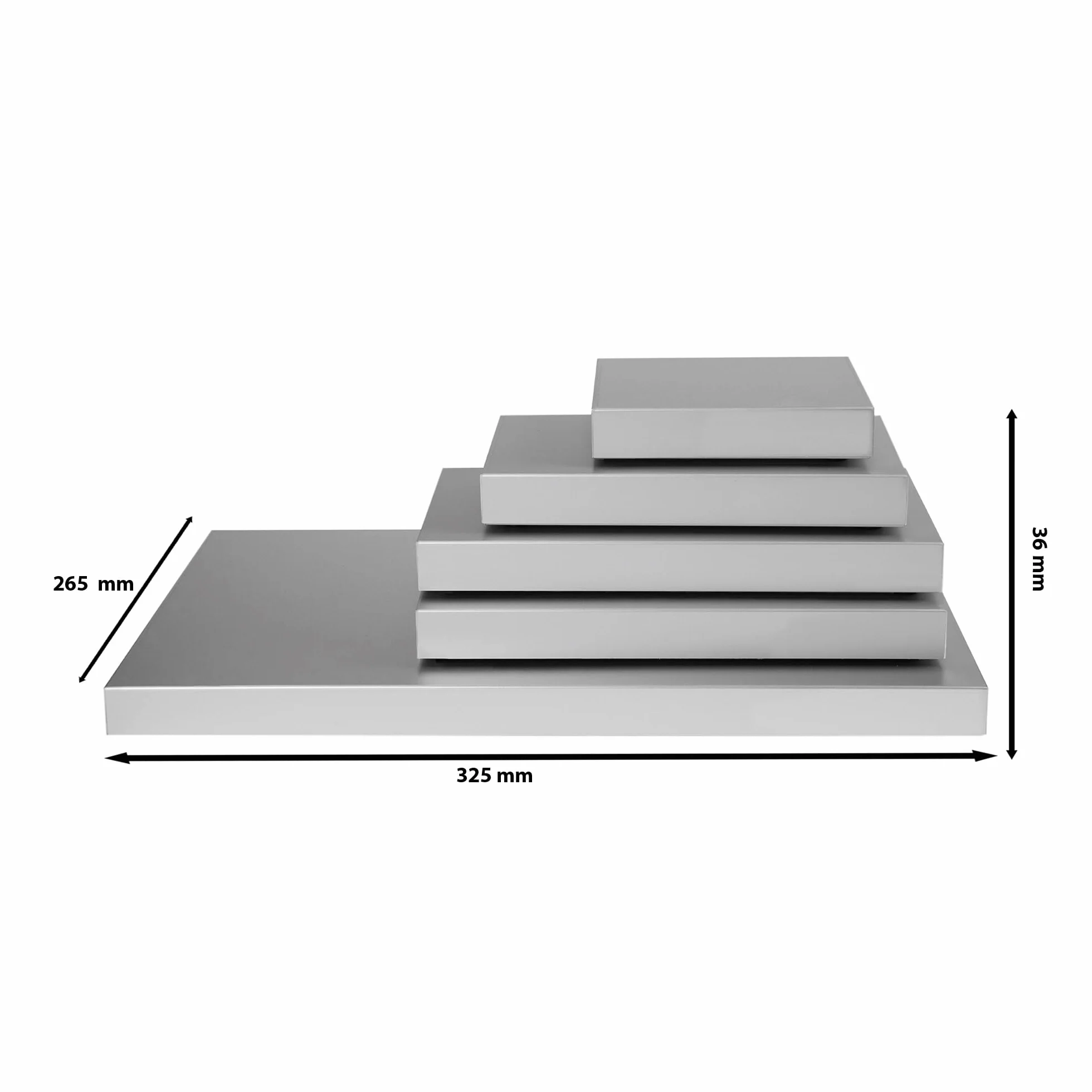 SARO STAY COOL Placa refrigerante para catering, GN 1/2, con acumuladores de frío, exterior de aluminio, interior de EPS, enfría por debajo de +8 °C hasta 3 horas, para uso dentro y fuera