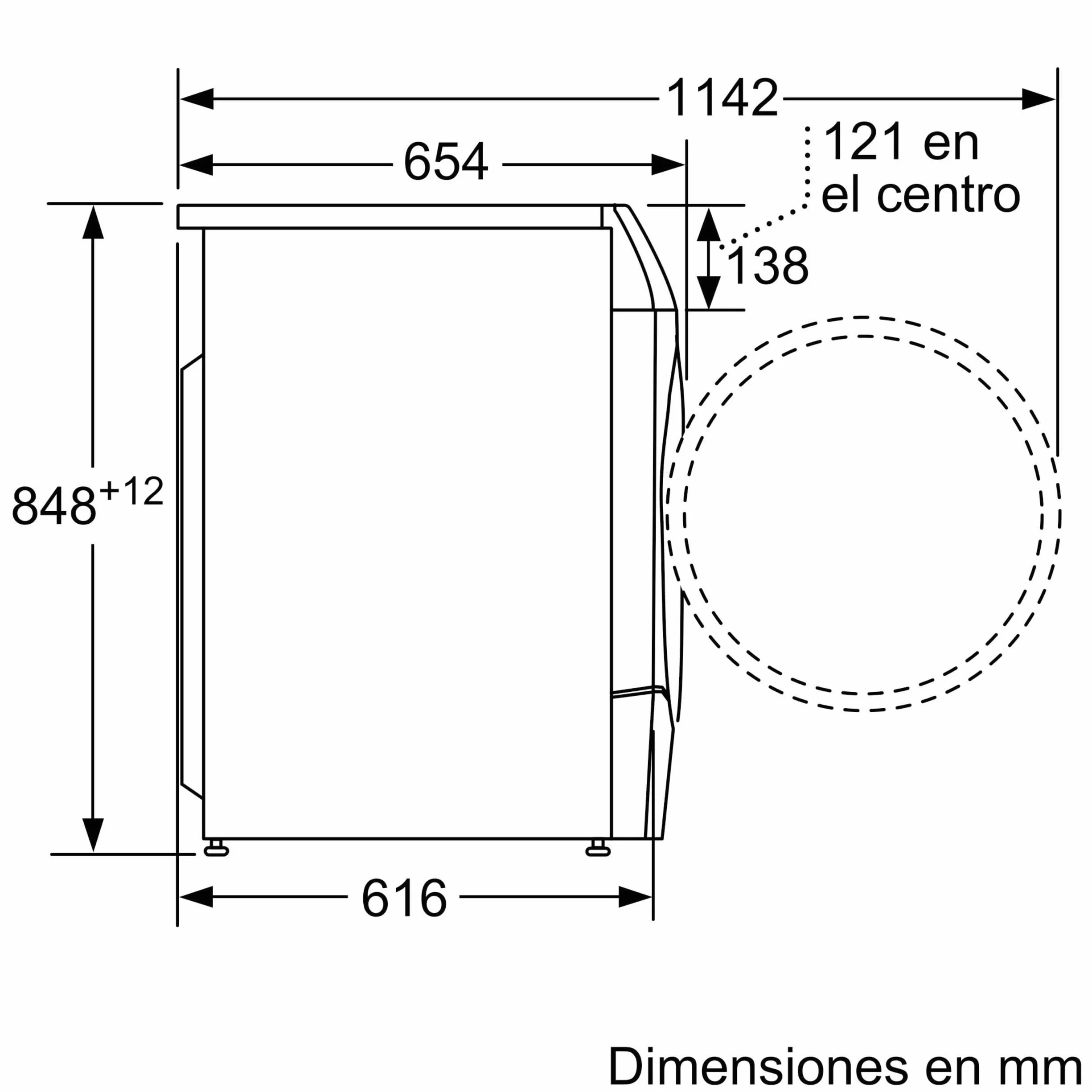 Bosch - Lavadora-secadora 10/6 kg, Serie 6, AutoDry, DirectSelect, Iron Assist, blanco, WDU8H541ES