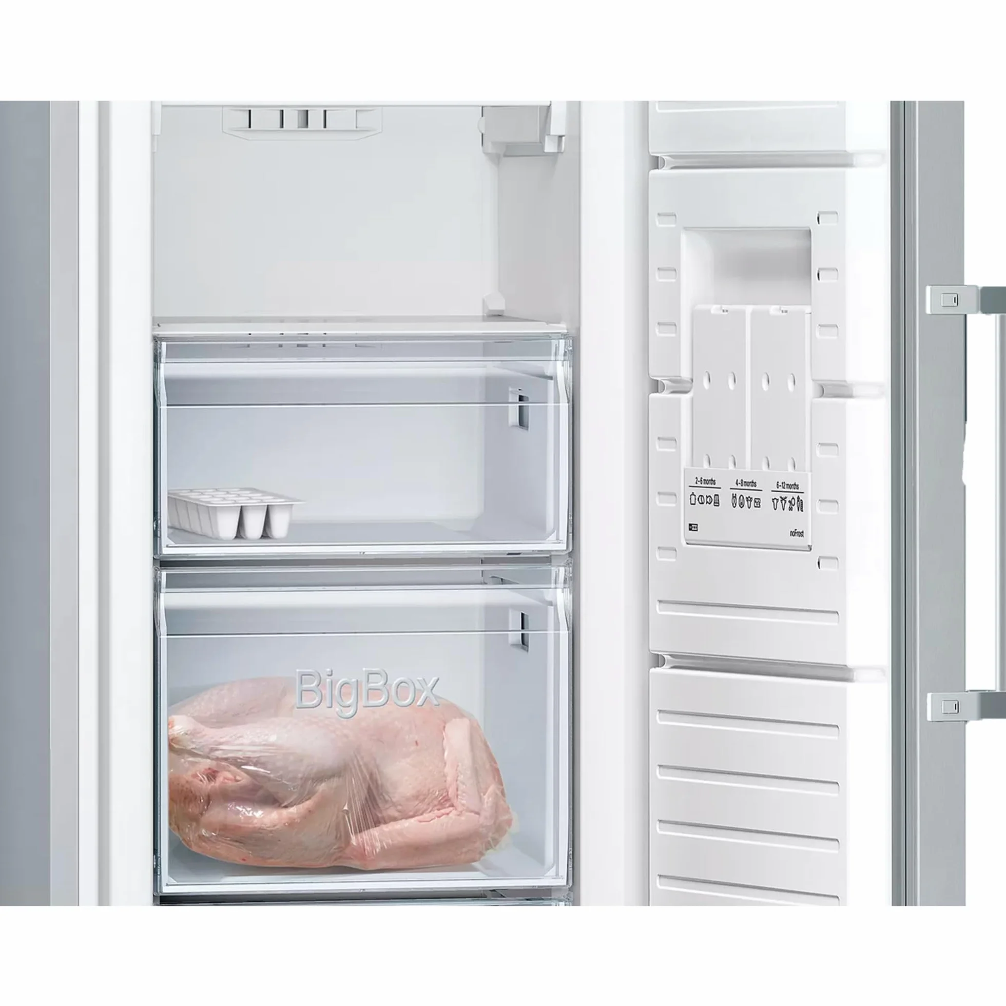 Siemens GS36NVIEP iQ300 Freestanding Freezer/E / 234 kWh per Year / 242 l/noFrost/bigBox/freshSense - Temperature Control