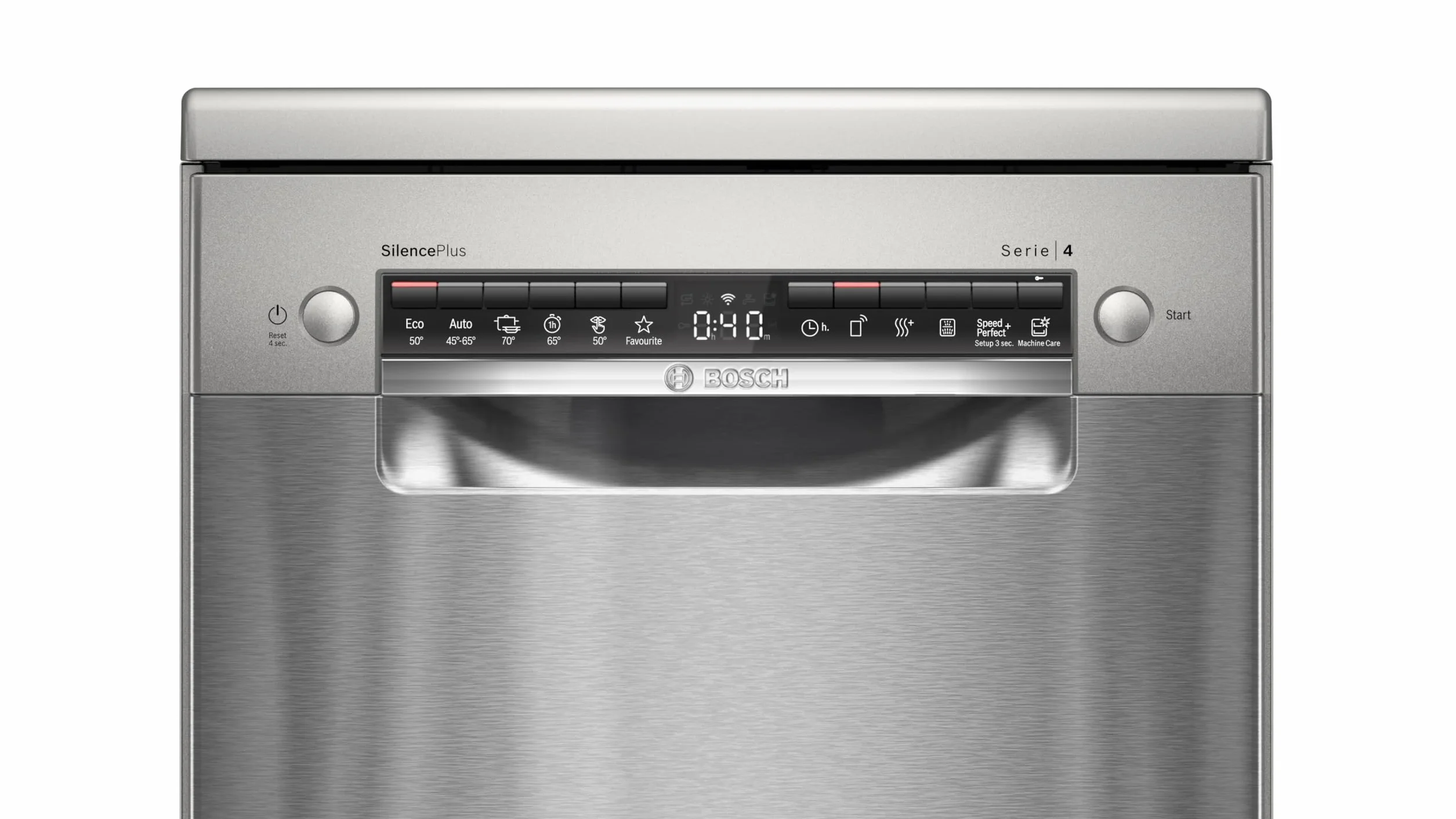 Bosch Lavavajillas Serie 4 45 cm Libre Instalación Home Connect Acero Inoxidable SPS4HMI49E