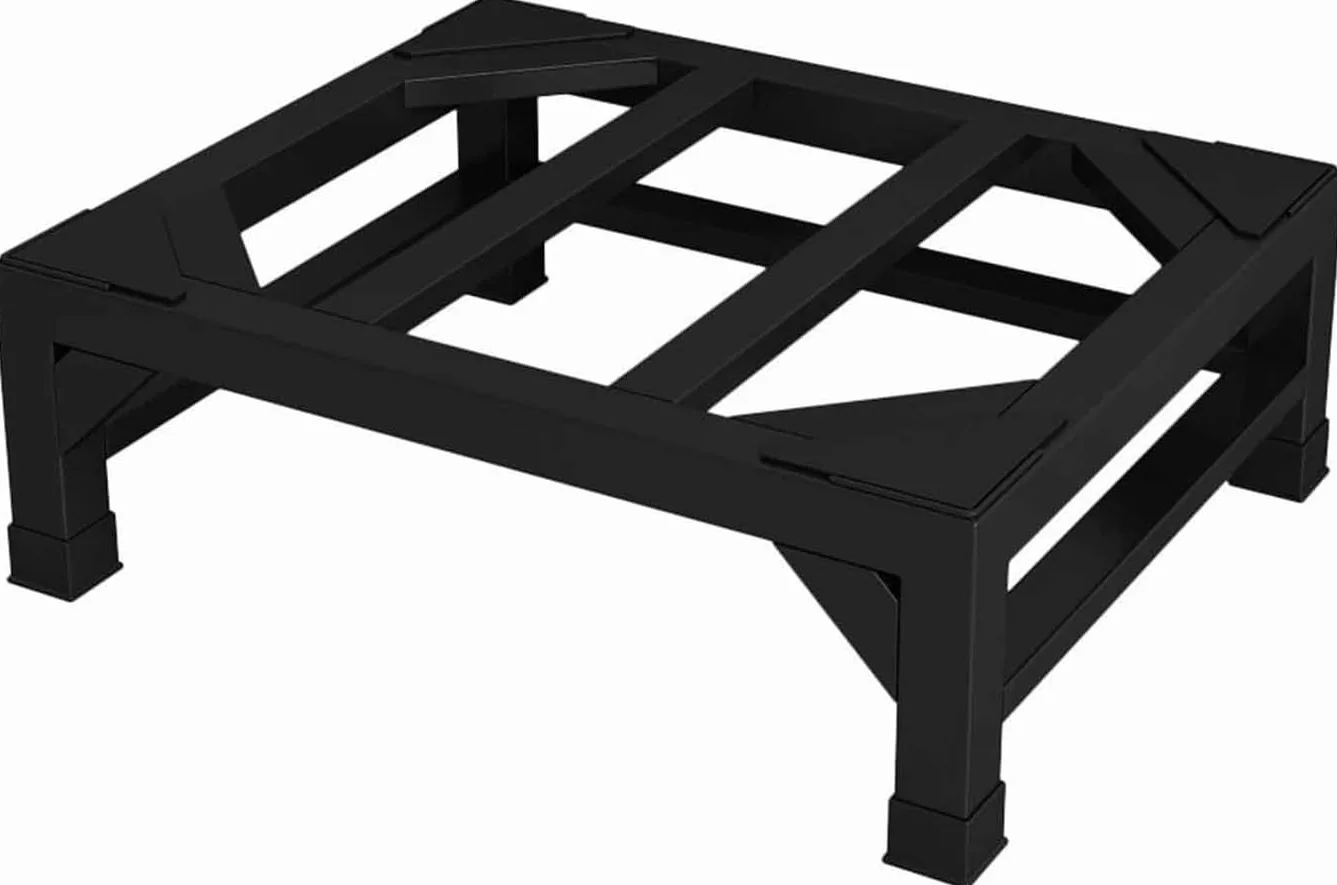 Soporte de nevera resistente y pedestal para lavadora y secadora, base universal resistente con 4 pies, ajustable para uso doméstico, 56 x 56 x 30 cm, 50 x 50 x 40 cm