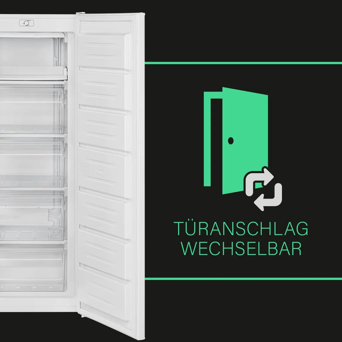 Congelador Bomann® | Congelador horizontal | Congelador | Capacidad de 168 litros | Bisagra de puerta reversible | Compartimento congelador de 4 estrellas | GS 7340 Blanco