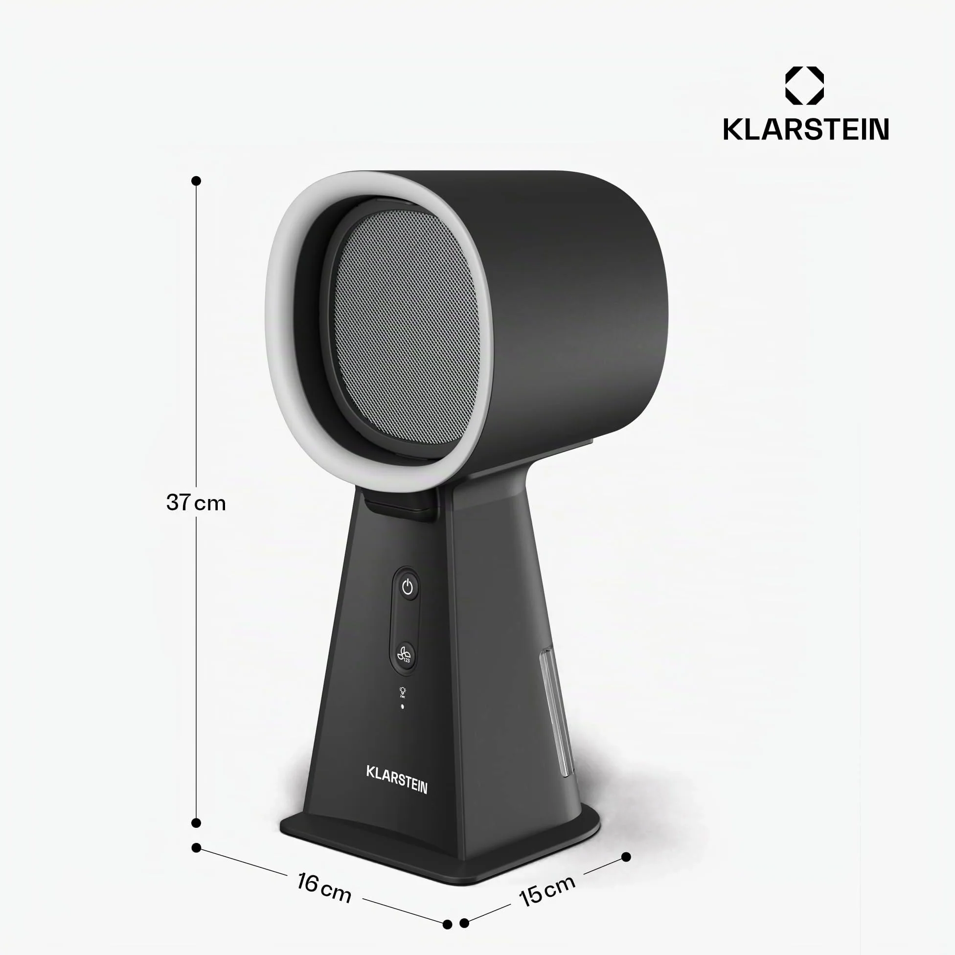 KLARSTEIN Campana Extractora Portátil, Compacta Y Potente 200 M³/H, Un Filtro Multicapa, Una Base Antideslizante, Ideal para Cocinas Pequeñas Y Áreas De Cocción