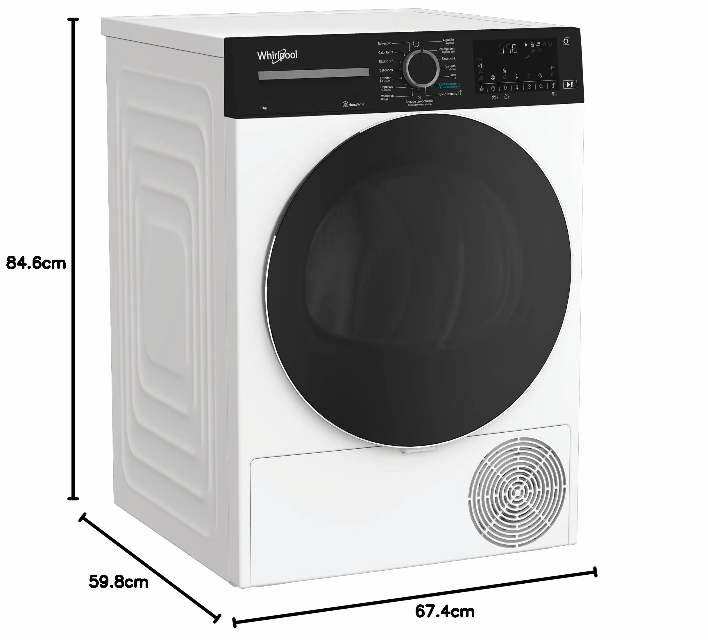 Whirlpool Secadora C WD 94M WBS SPT